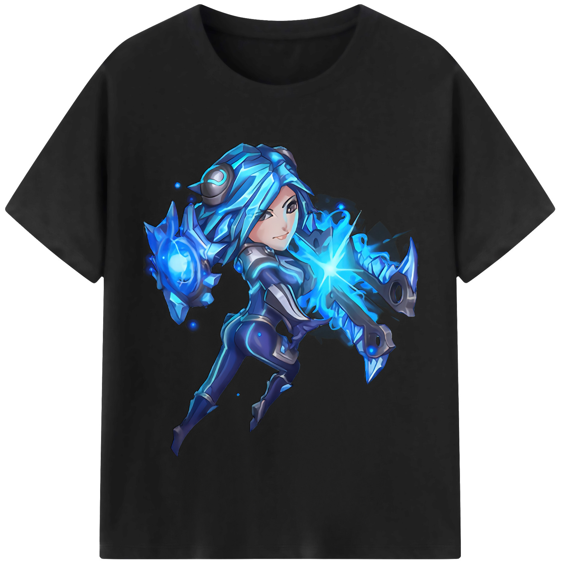 （画像用） リーグ・オブ・レジェンド League of Legends LOL レディースカジュアルプリントTシャツ（綿100％）