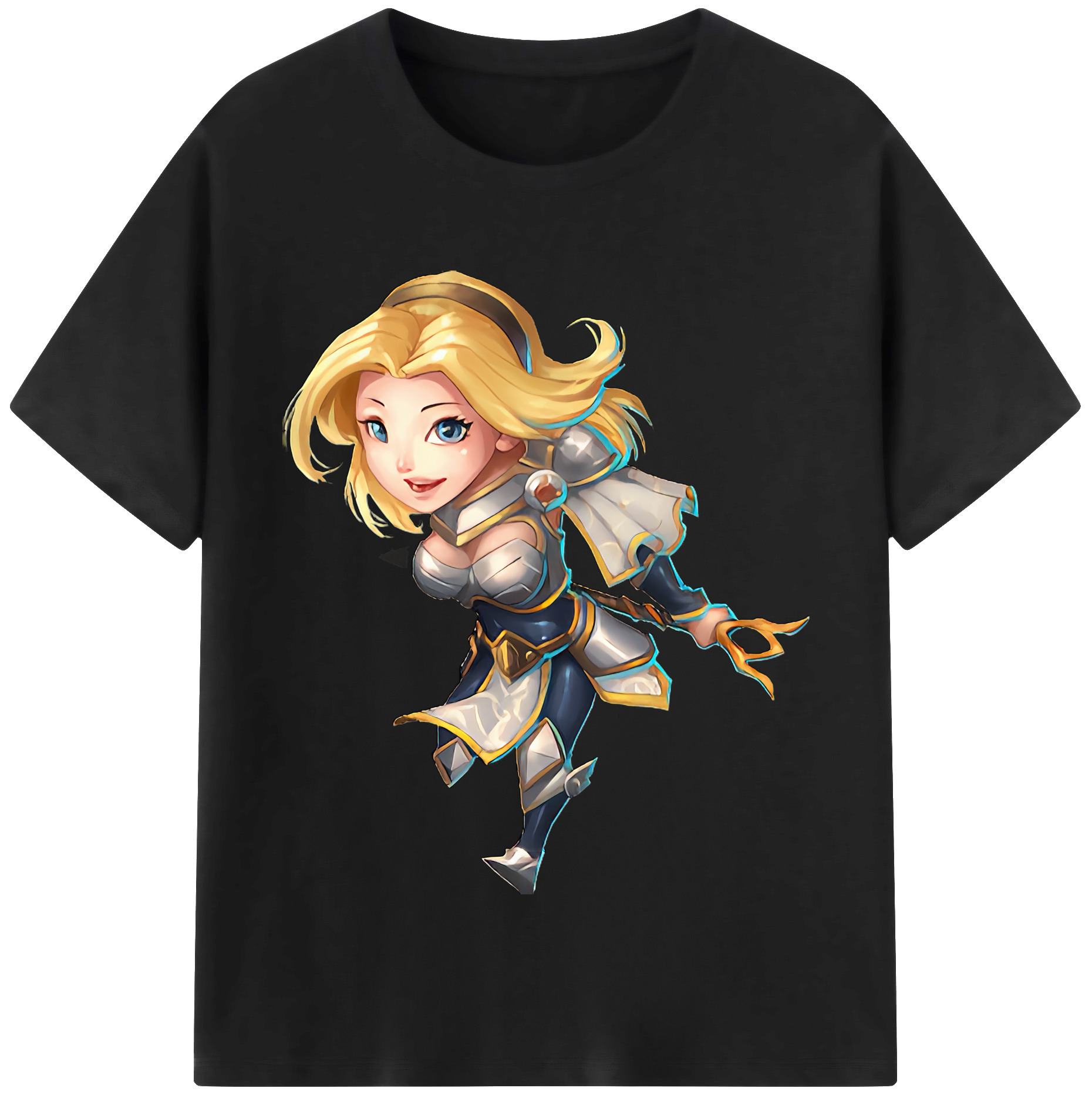 （画像用） リーグ・オブ・レジェンド League of Legends LOL レディースカジュアルプリントTシャツ（綿100％）