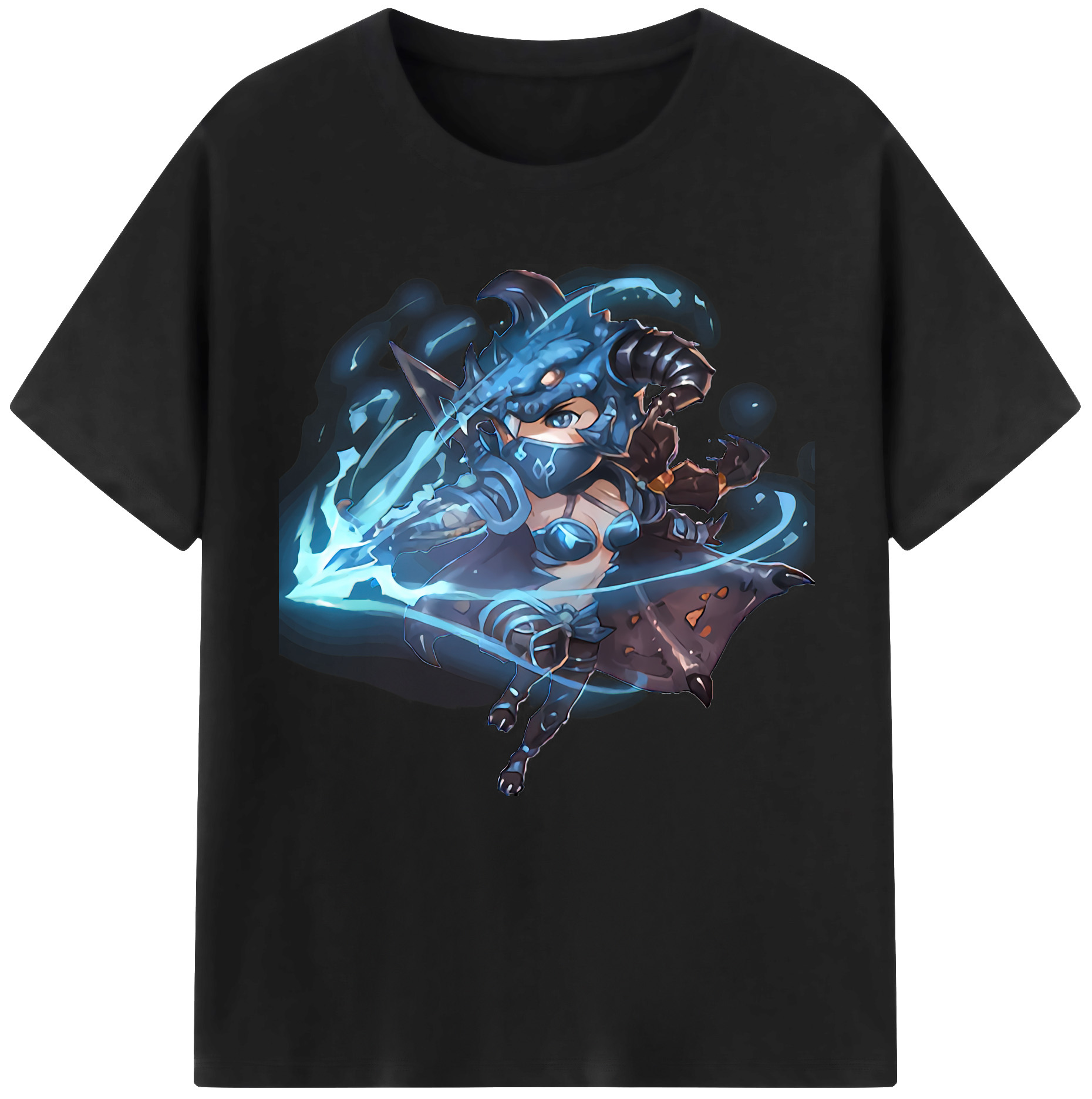 （画像用） リーグ・オブ・レジェンド League of Legends LOL レディースカジュアルプリントTシャツ（綿100％）