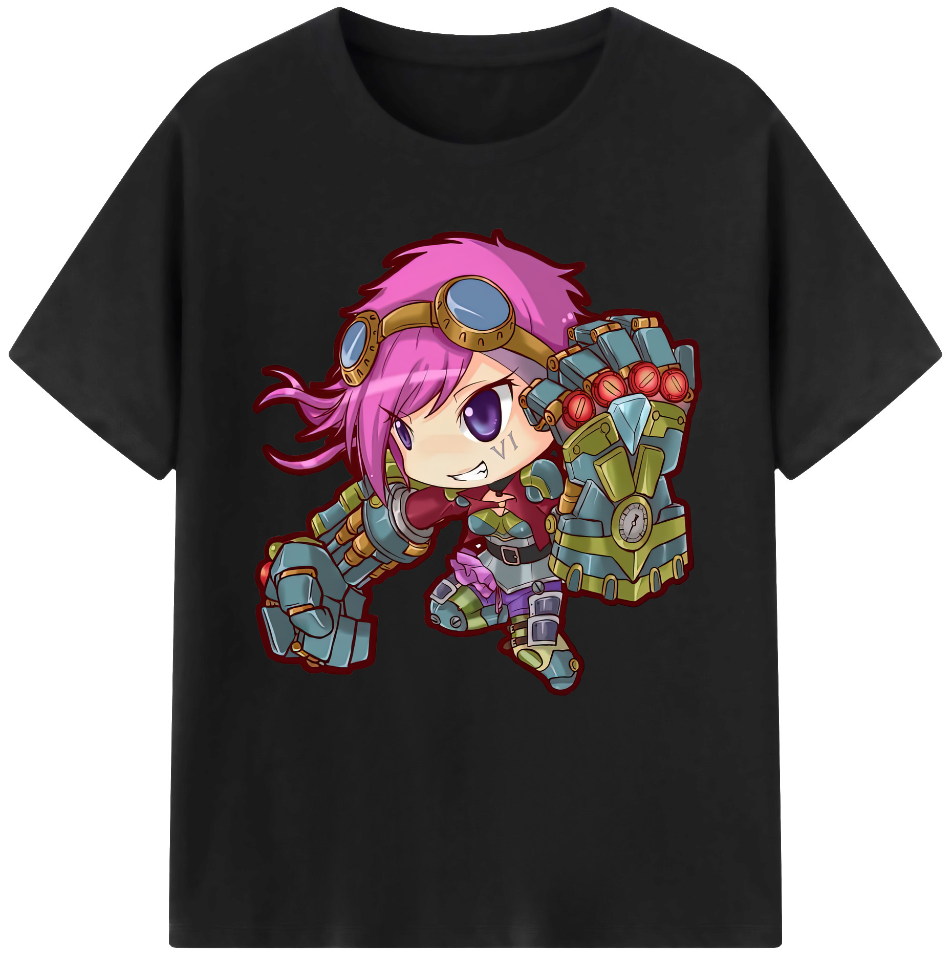 リーグ・オブ・レジェンド League of Legends LOL レディースカジュアルプリントTシャツ（綿100％）