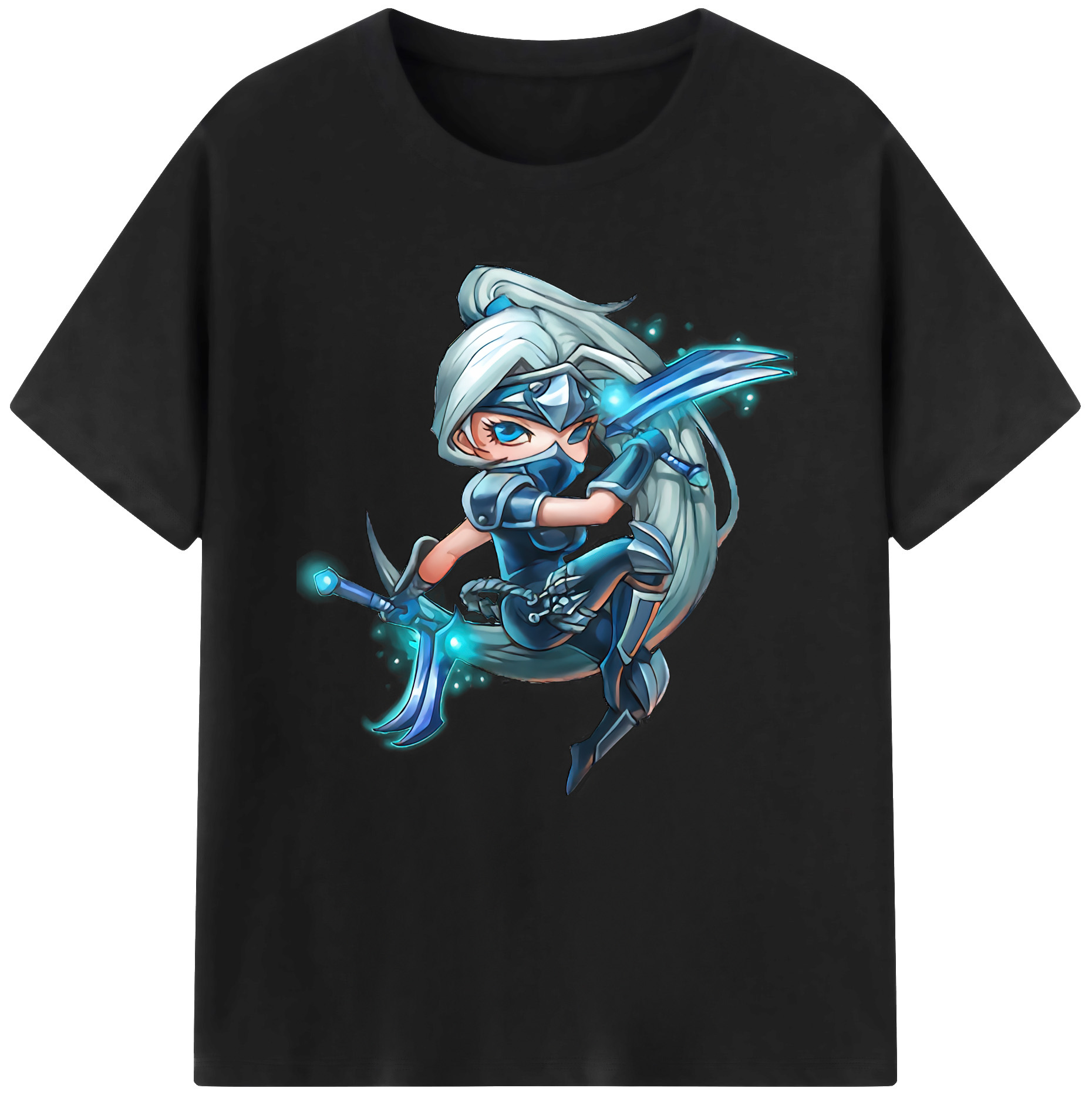 （画像用） リーグ・オブ・レジェンド League of Legends LOL レディースカジュアルプリントTシャツ（綿100％）