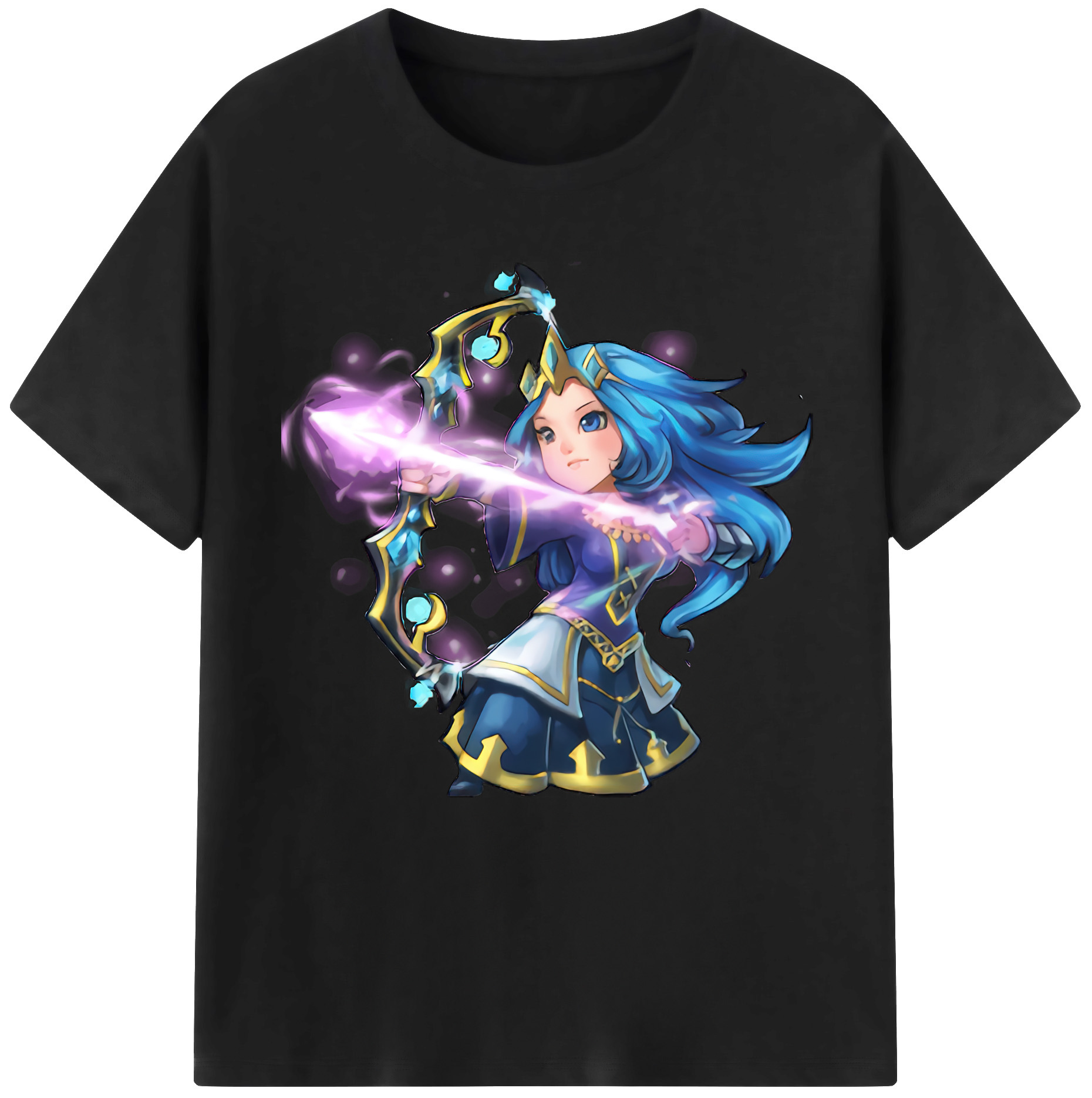 （画像用） リーグ・オブ・レジェンド League of Legends LOL レディースカジュアルプリントTシャツ（綿100％）