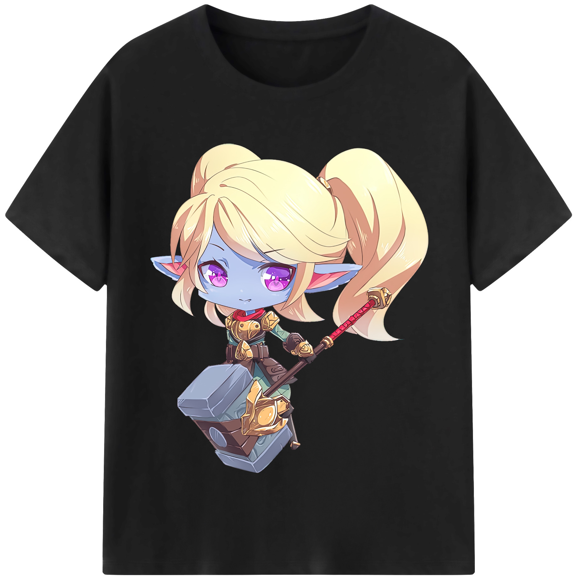（画像用） リーグ・オブ・レジェンド League of Legends LOL レディースカジュアルプリントTシャツ（綿100％）