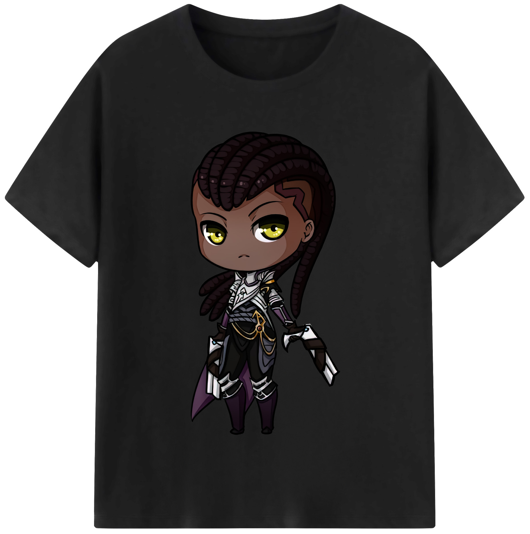 リーグ・オブ・レジェンド League of Legends LOL レディースカジュアルプリントTシャツ（綿100％）
