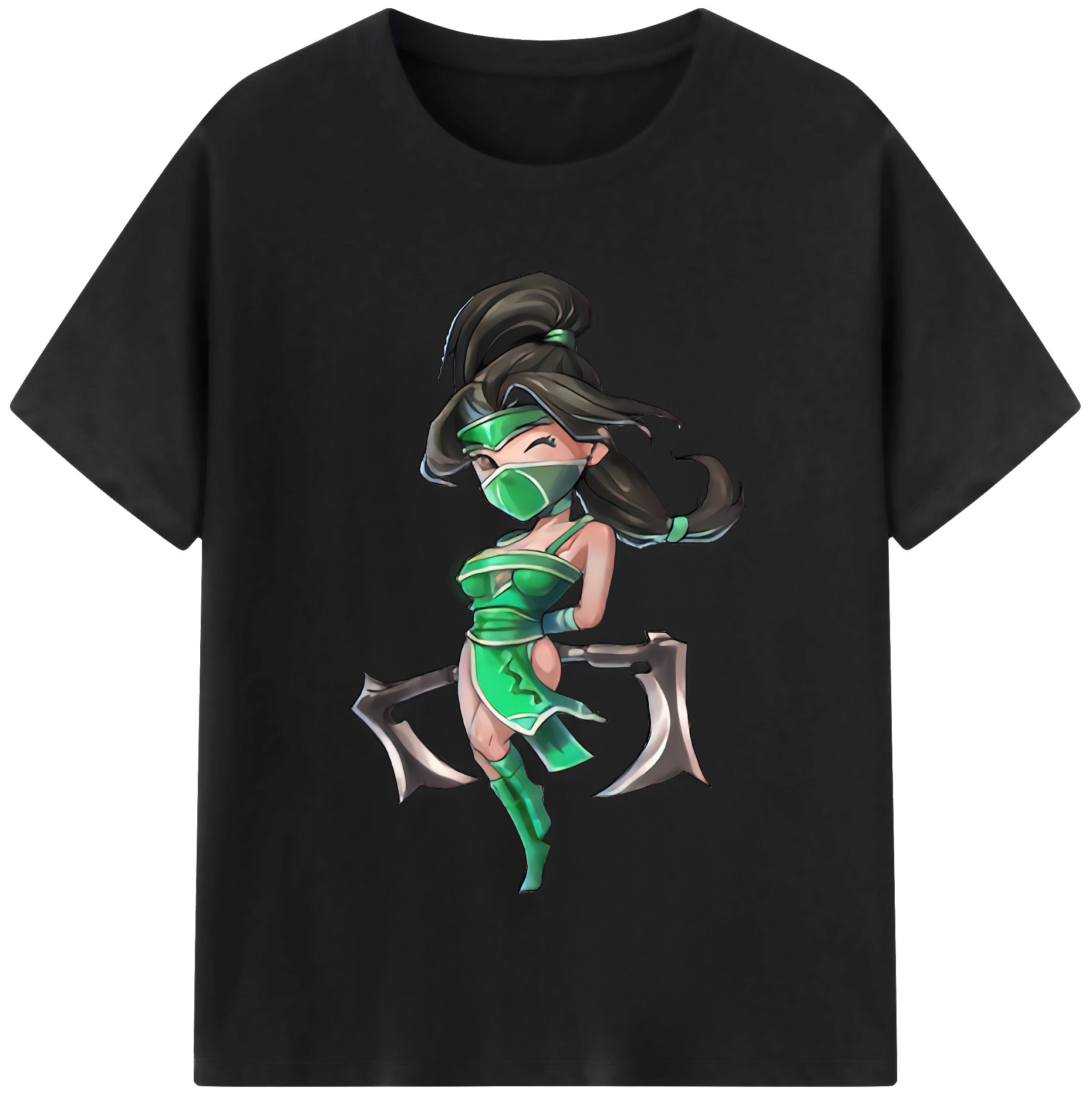 （画像用） リーグ・オブ・レジェンド League of Legends LOL レディースカジュアルプリントTシャツ（綿100％）