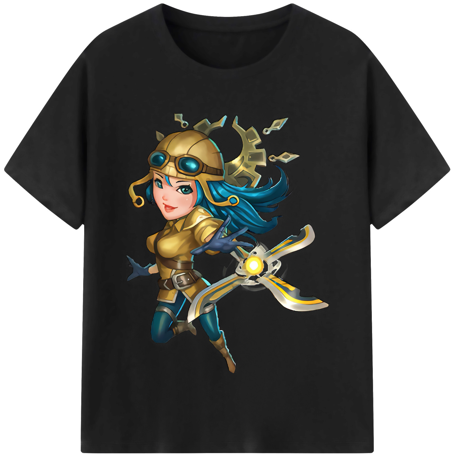 （画像用） リーグ・オブ・レジェンド League of Legends LOL レディースカジュアルプリントTシャツ（綿100％）