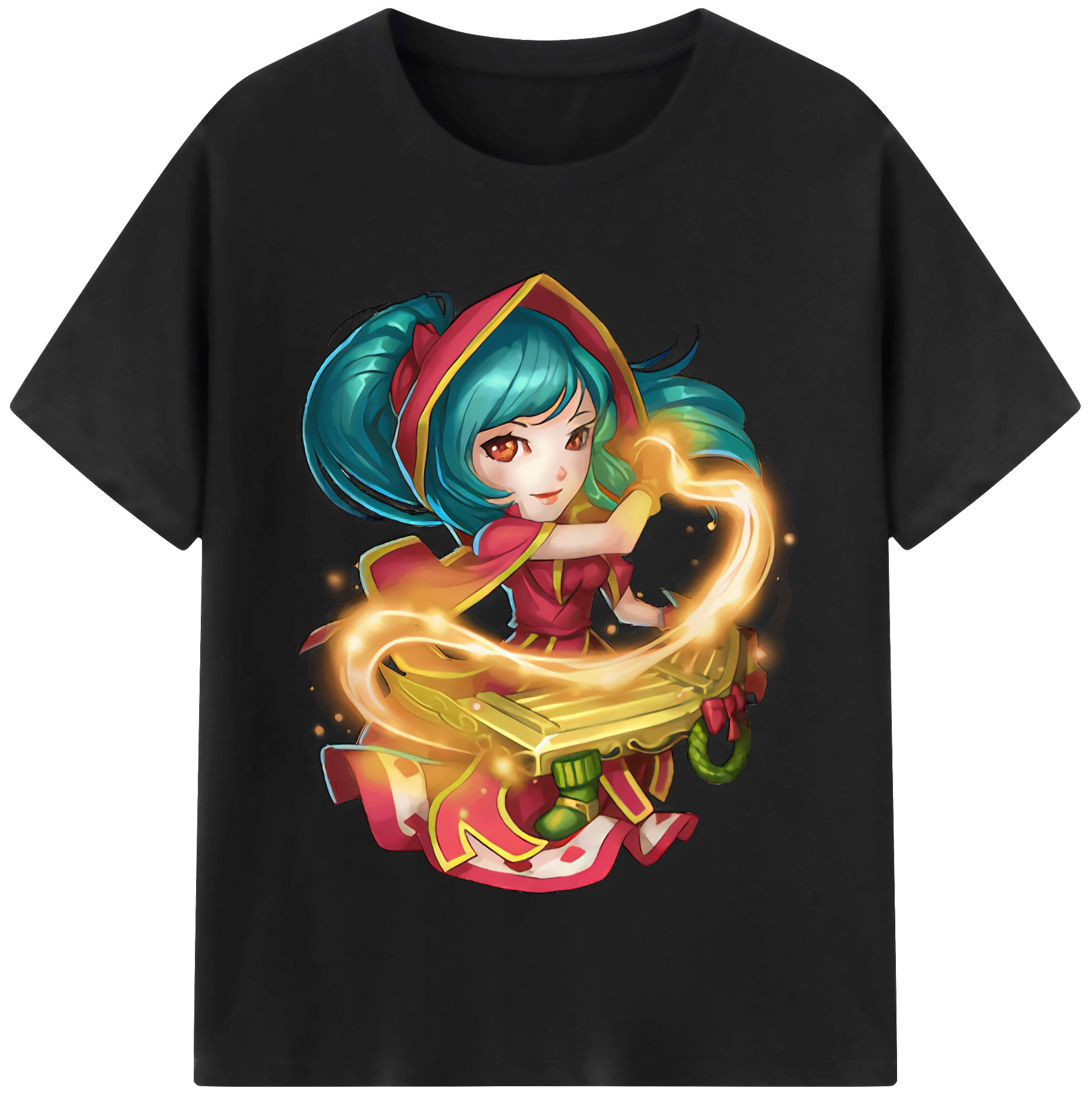 （画像用） リーグ・オブ・レジェンド League of Legends LOL レディースカジュアルプリントTシャツ（綿100％）