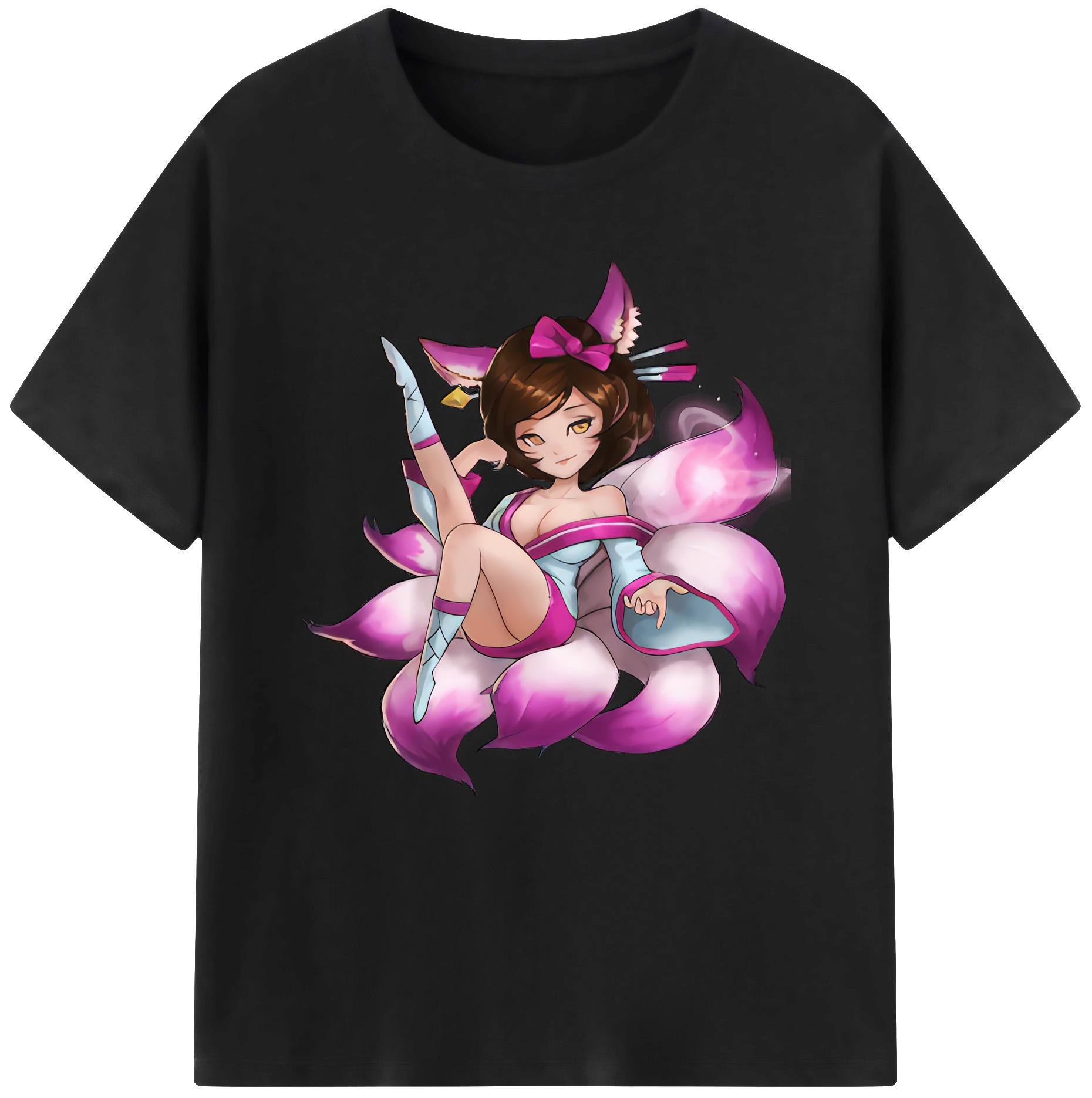 （画像用） リーグ・オブ・レジェンド League of Legends LOL レディースカジュアルプリントTシャツ（綿100％）