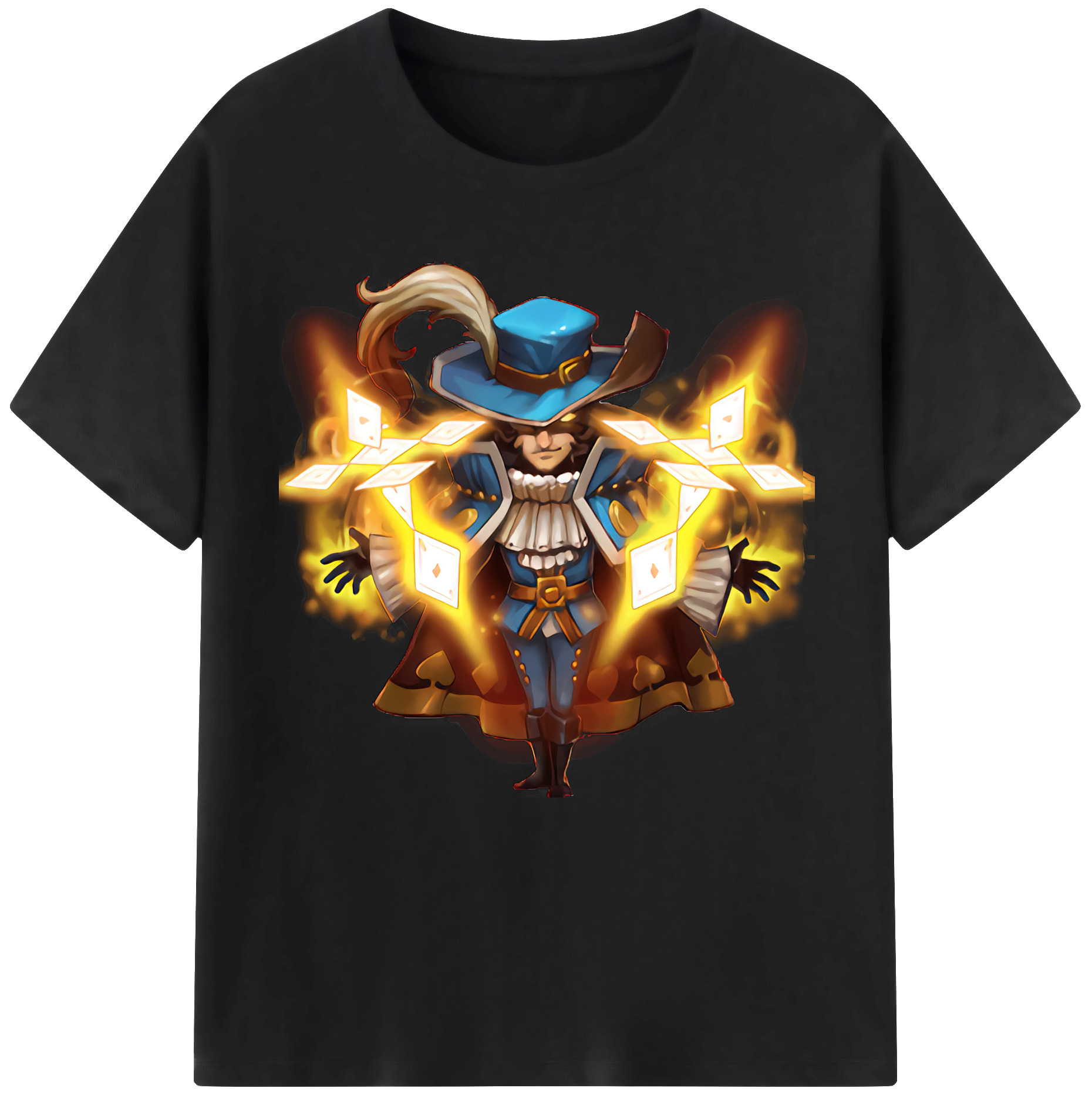 （画像用） リーグ・オブ・レジェンド League of Legends LOL レディースカジュアルプリントTシャツ（綿100％）