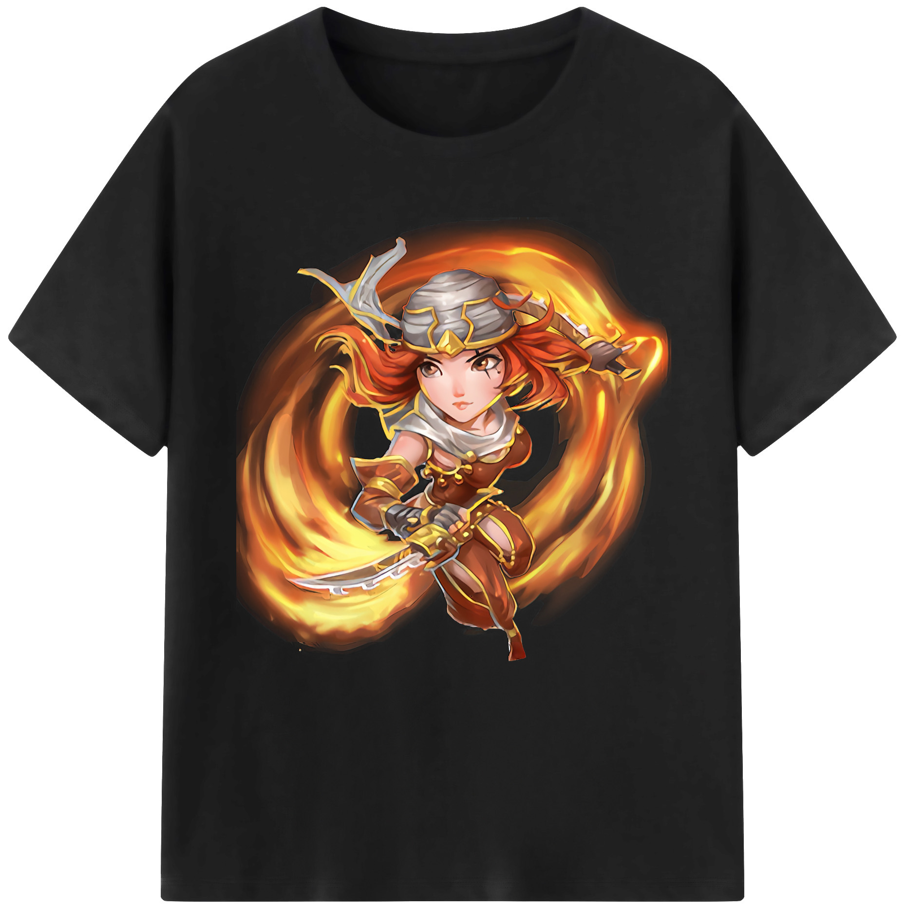 （画像用） リーグ・オブ・レジェンド League of Legends LOL レディースカジュアルプリントTシャツ（綿100％）