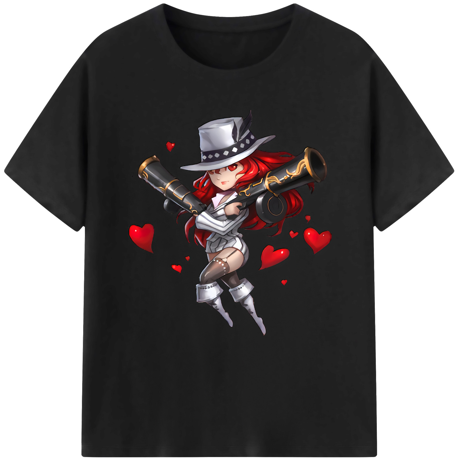 （画像用） リーグ・オブ・レジェンド League of Legends LOL レディースカジュアルプリントTシャツ（綿100％）