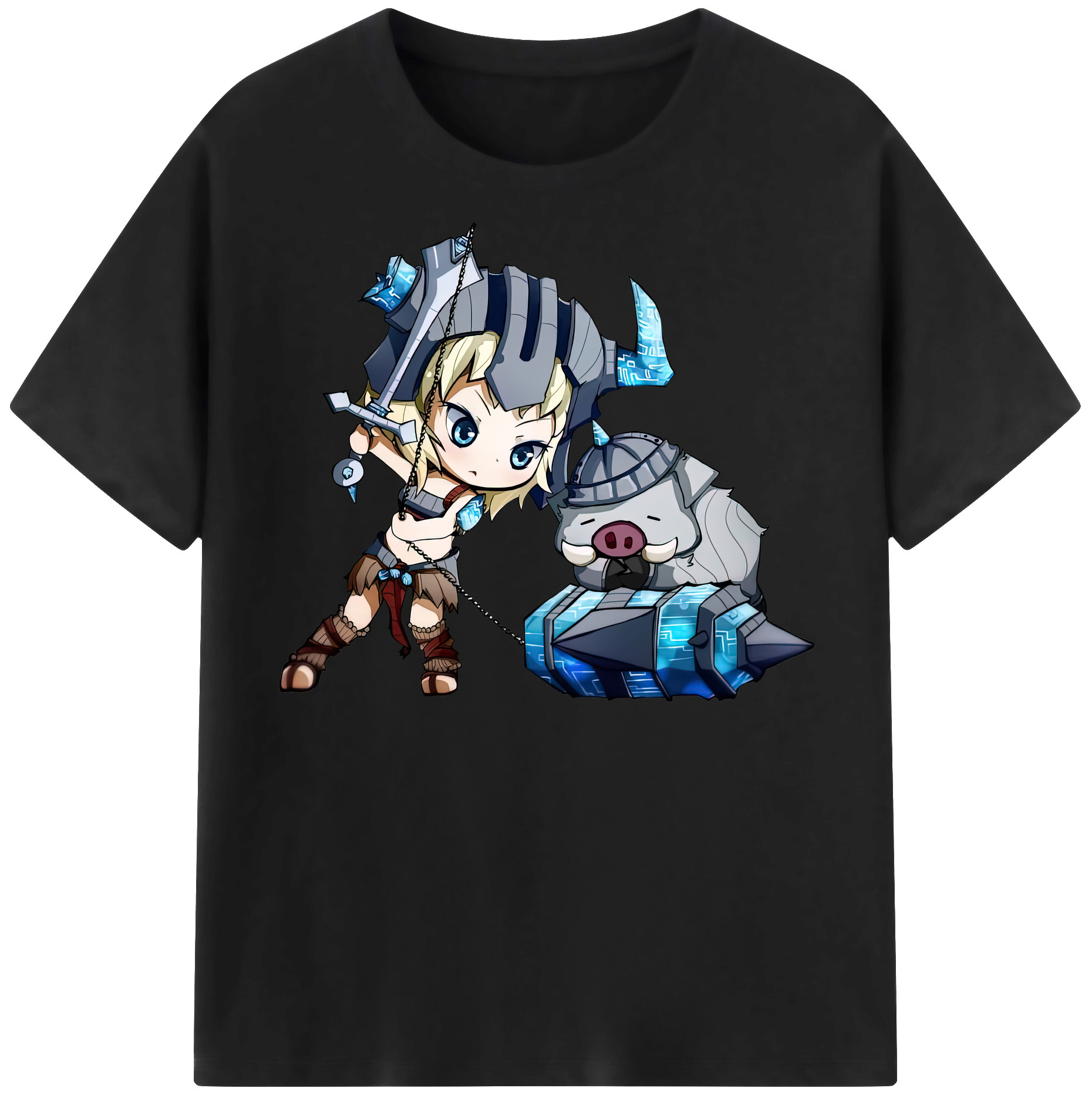 （画像用） リーグ・オブ・レジェンド League of Legends LOL レディースカジュアルプリントTシャツ（綿100％）
