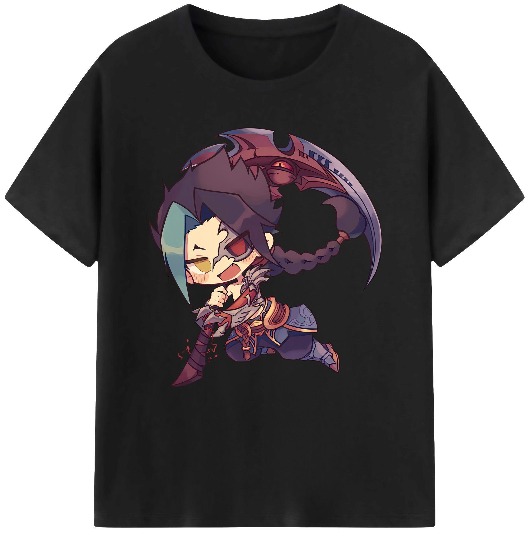 （画像用） リーグ・オブ・レジェンド League of Legends LOL レディースカジュアルプリントTシャツ（綿100％）