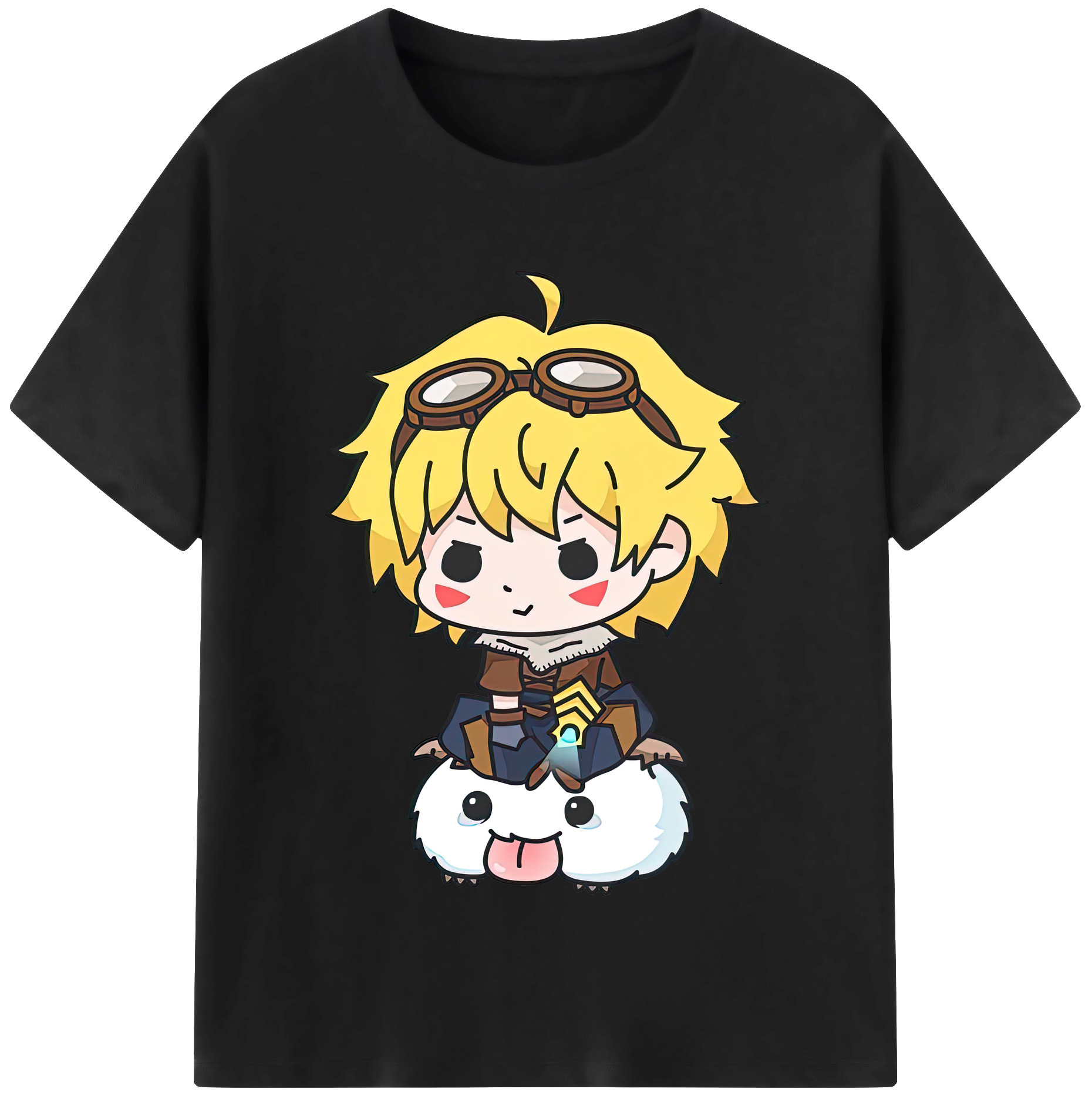 リーグ・オブ・レジェンド League of Legends LOL レディースカジュアルプリントTシャツ（綿100％）