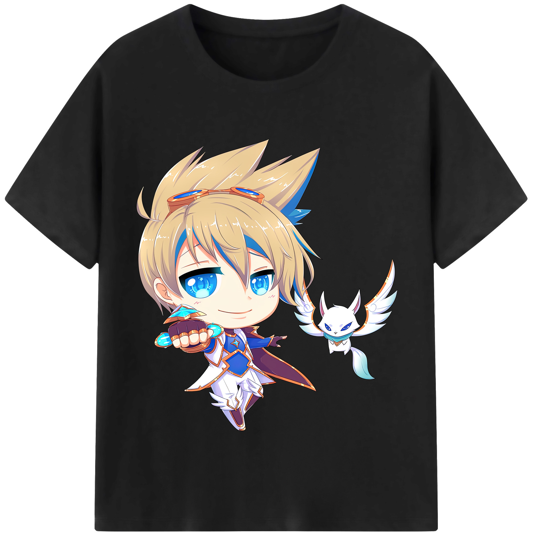 リーグ・オブ・レジェンド League of Legends LOL レディースカジュアルプリントTシャツ（綿100％）