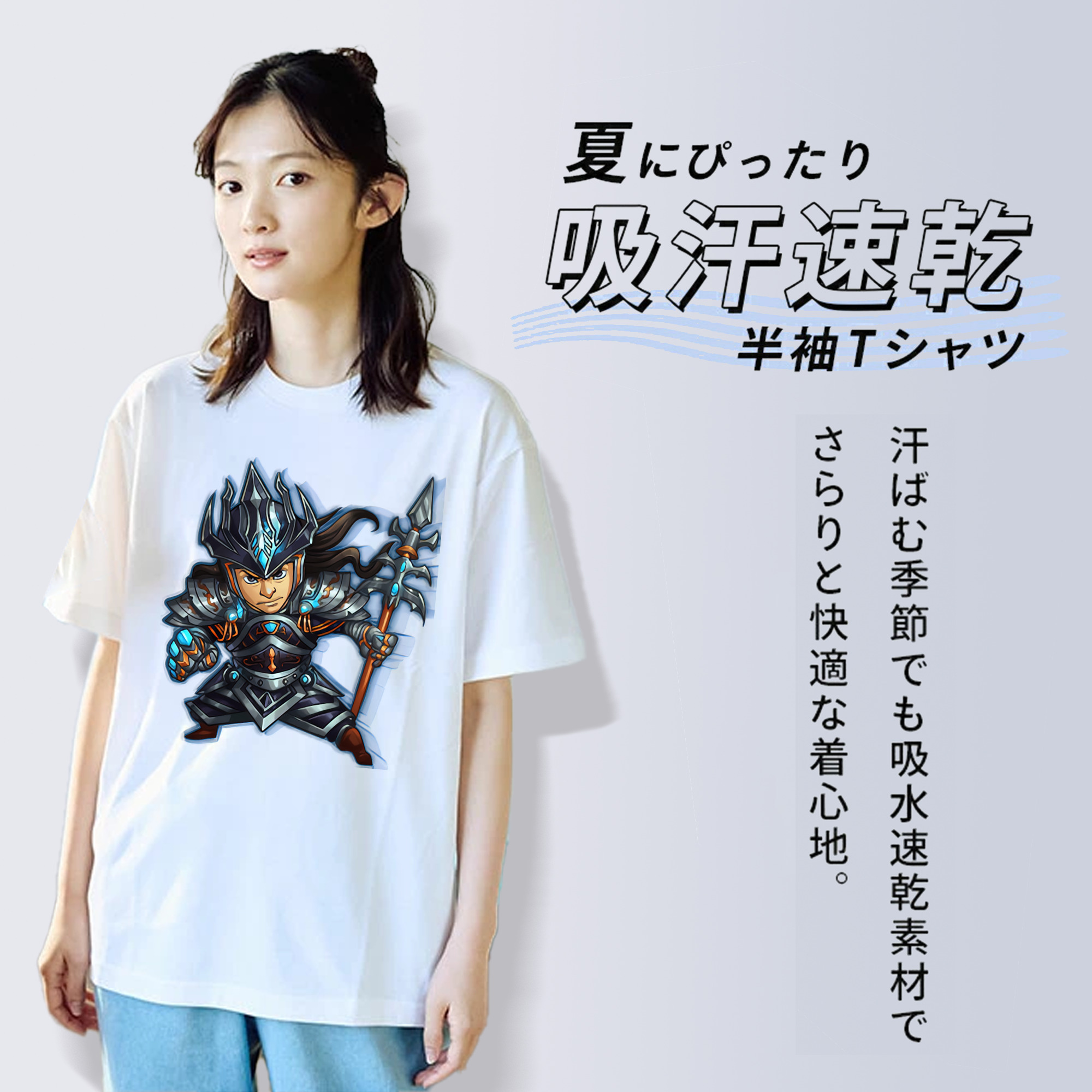 リーグ・オブ・レジェンド League of Legends LOL レディースカジュアルプリントTシャツ（綿100％）