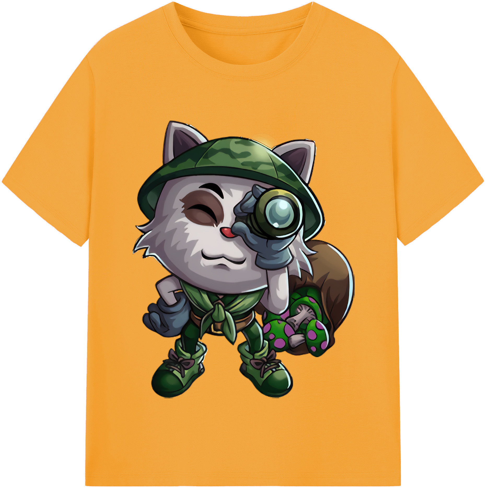 （画像用） リーグ・オブ・レジェンド League of Legends LOL レディースカジュアルプリントTシャツ（綿100％）