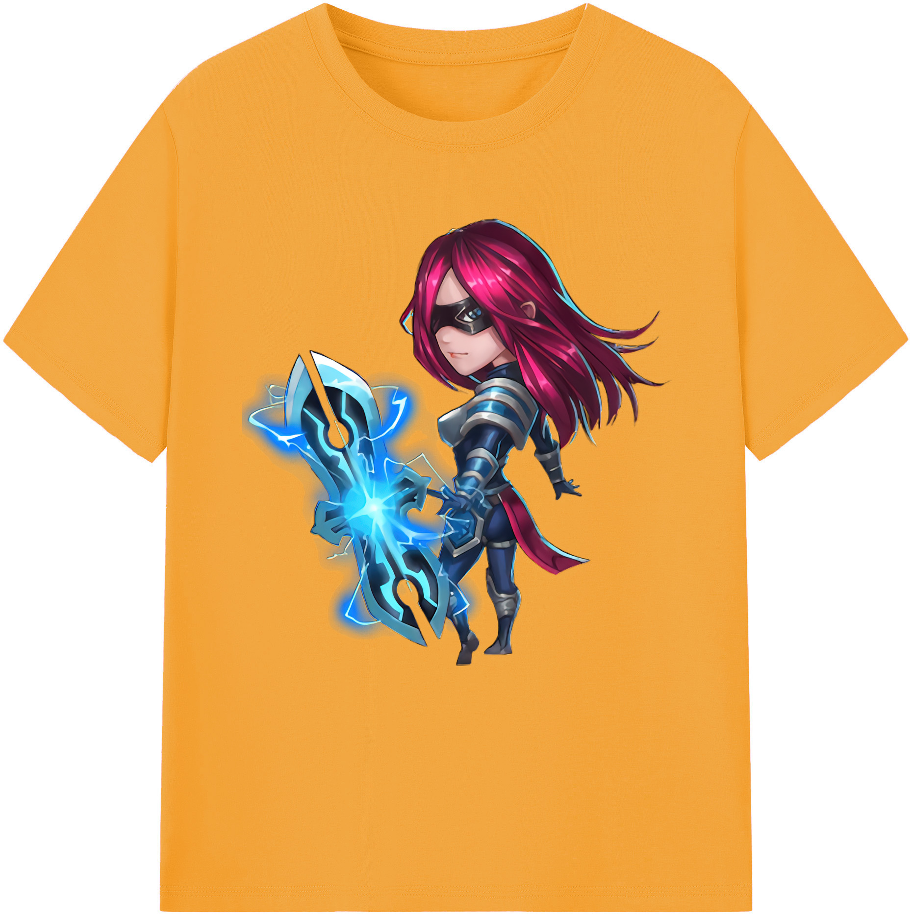（画像用） リーグ・オブ・レジェンド League of Legends LOL レディースカジュアルプリントTシャツ（綿100％）