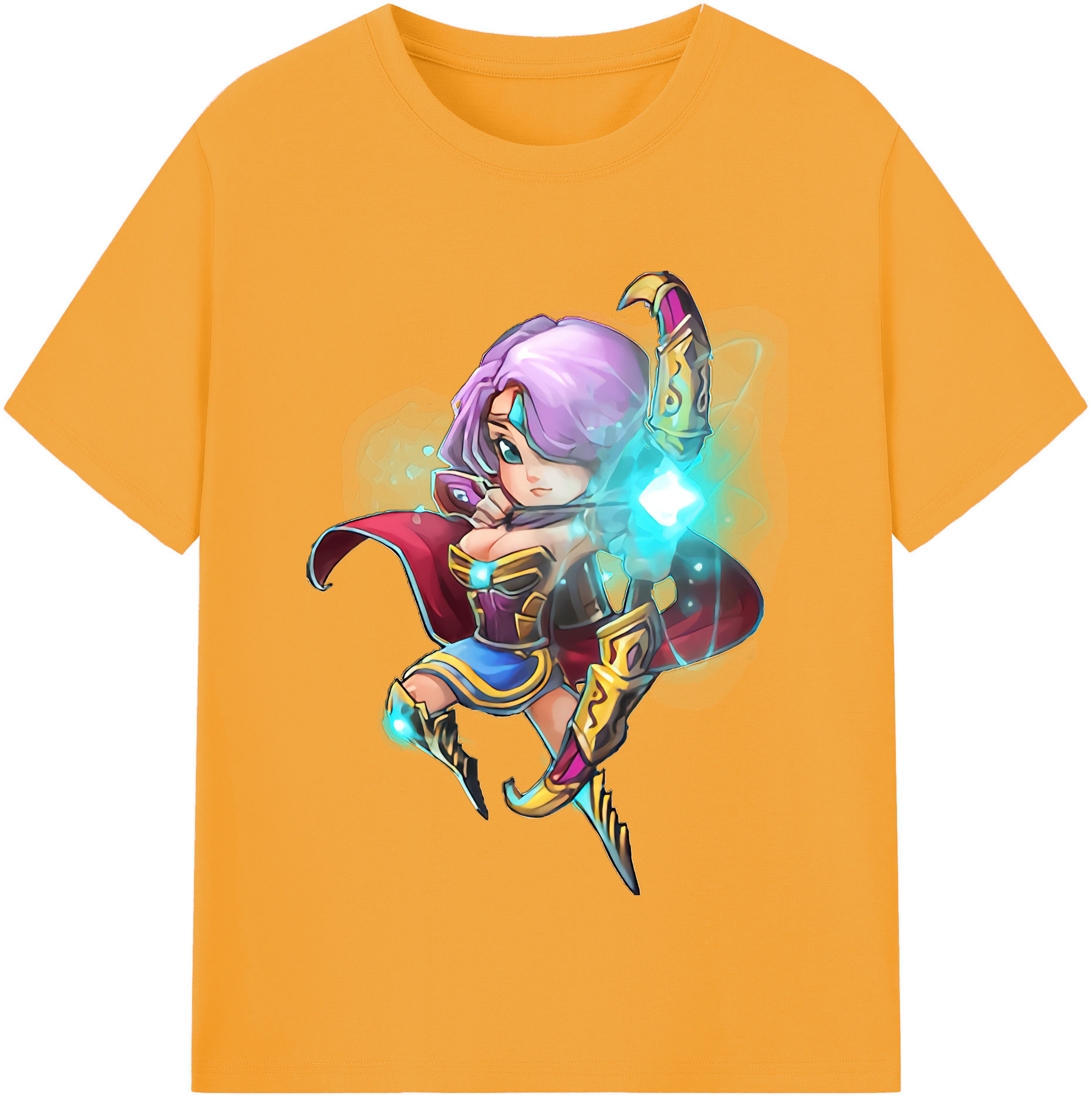 （画像用） リーグ・オブ・レジェンド League of Legends LOL レディースカジュアルプリントTシャツ（綿100％）