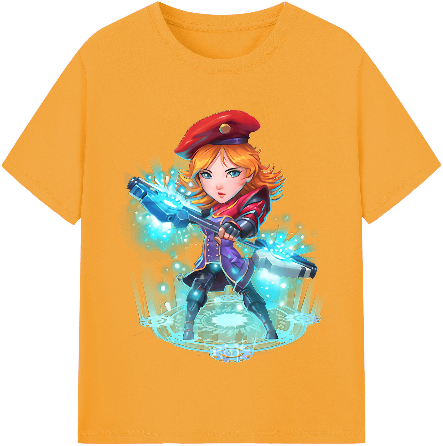 （画像用） リーグ・オブ・レジェンド League of Legends LOL レディースカジュアルプリントTシャツ（綿100％）