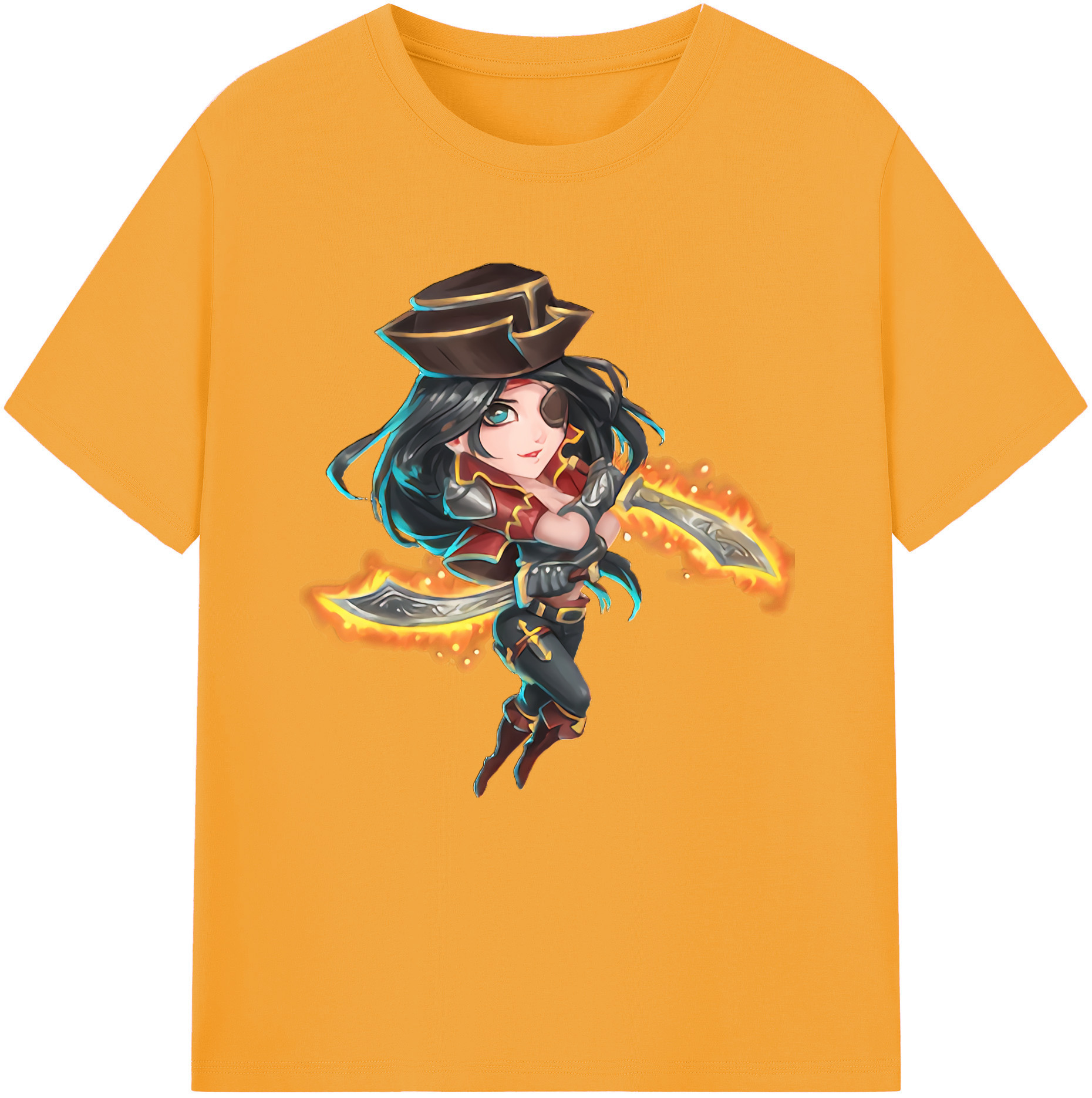 （画像用） リーグ・オブ・レジェンド League of Legends LOL レディースカジュアルプリントTシャツ（綿100％）