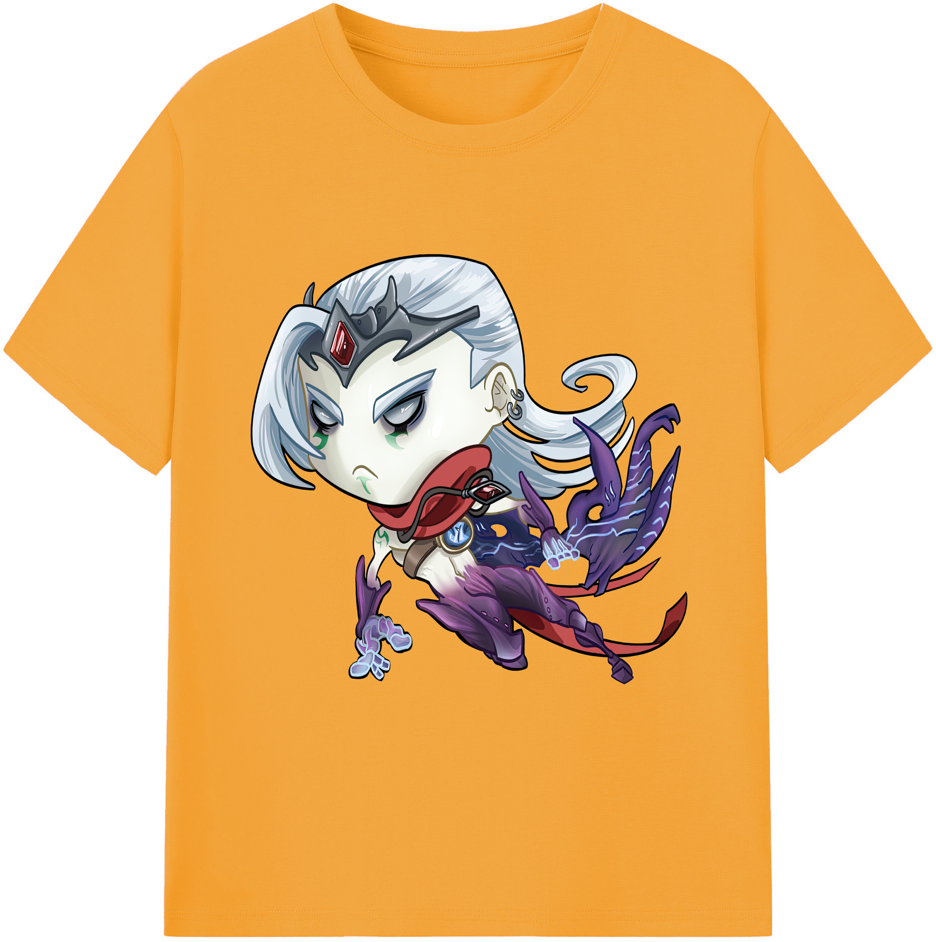 リーグ・オブ・レジェンド League of Legends LOL レディースカジュアルプリントTシャツ（綿100％）
