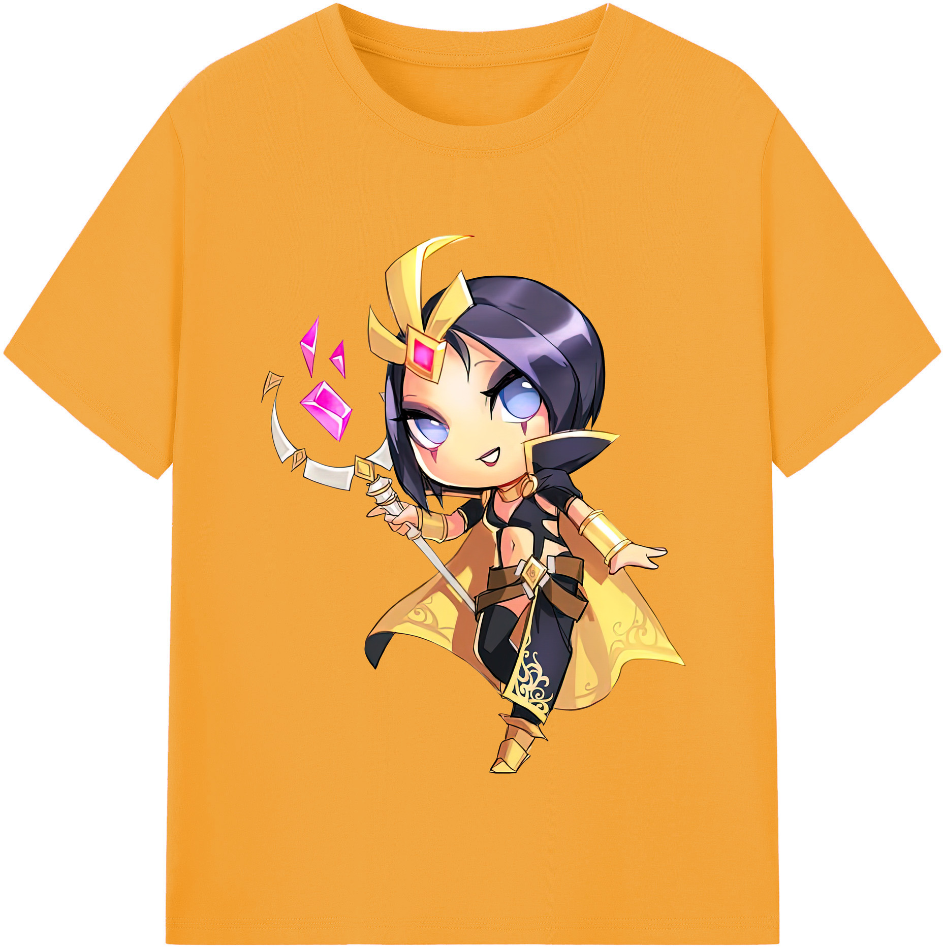 （画像用） リーグ・オブ・レジェンド League of Legends LOL レディースカジュアルプリントTシャツ（綿100％）
