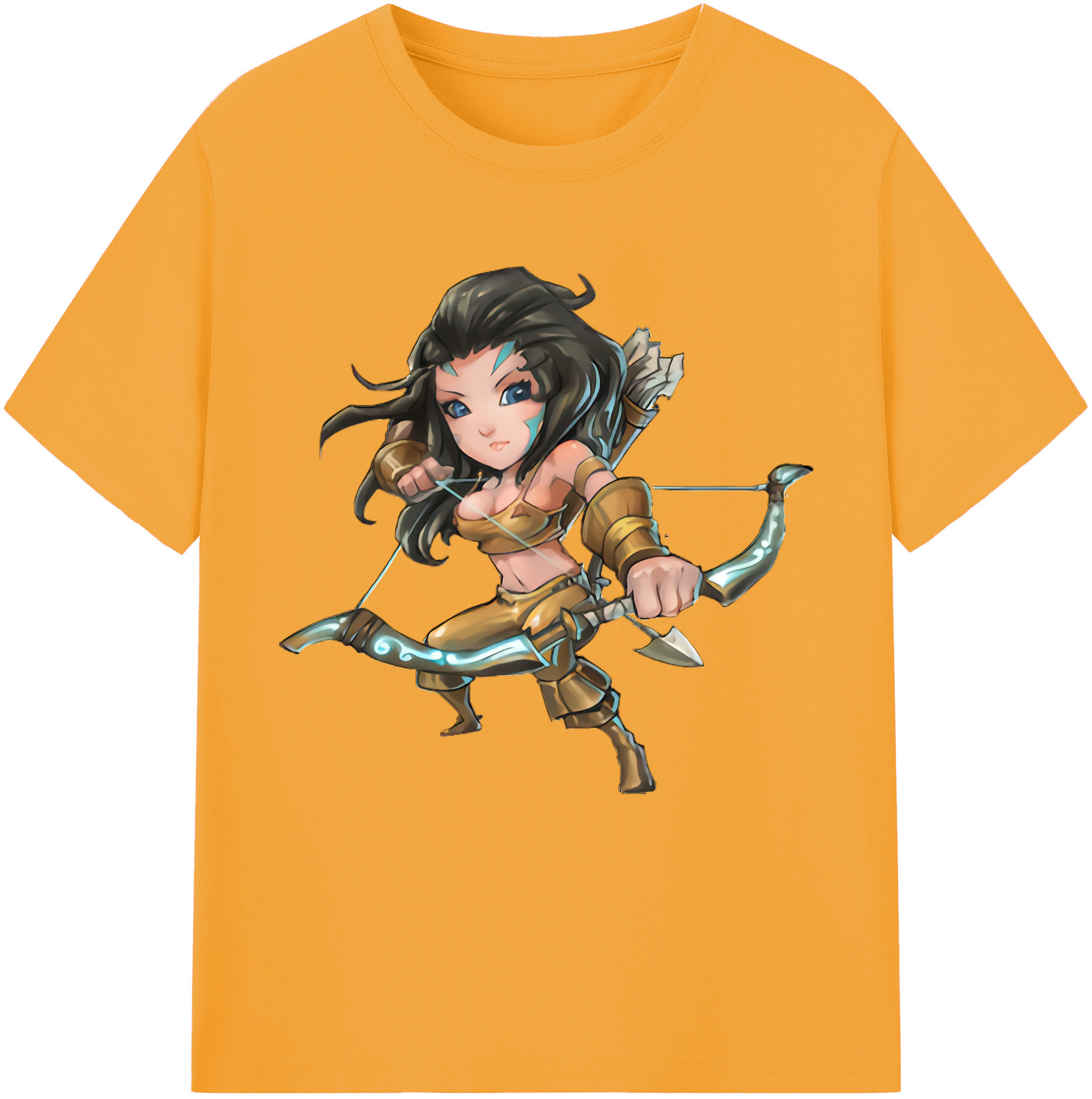 （画像用） リーグ・オブ・レジェンド League of Legends LOL レディースカジュアルプリントTシャツ（綿100％）