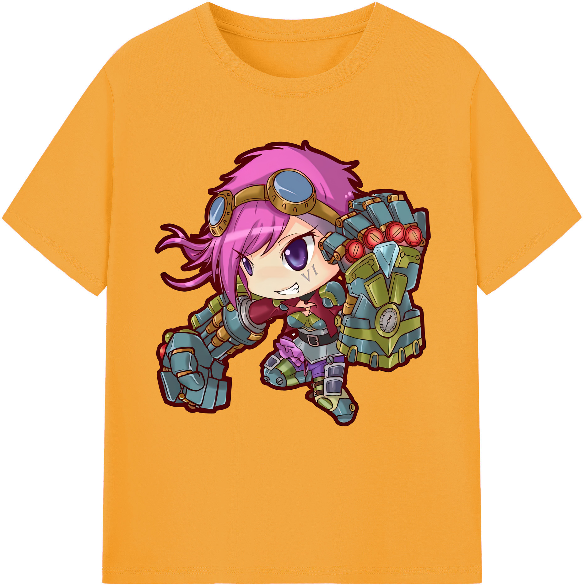 リーグ・オブ・レジェンド League of Legends LOL レディースカジュアルプリントTシャツ（綿100％）