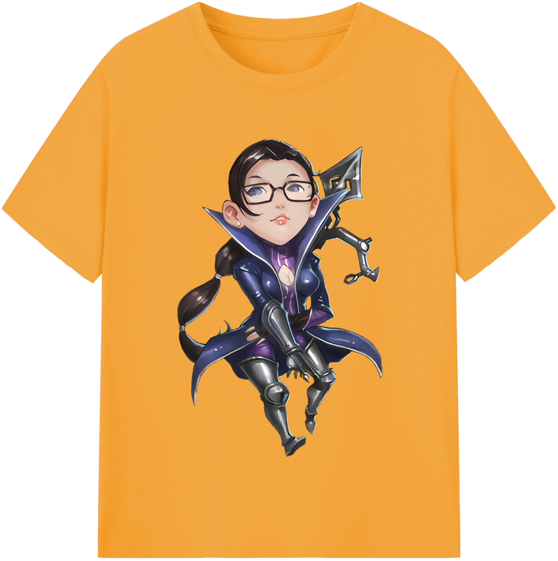 （画像用） リーグ・オブ・レジェンド League of Legends LOL レディースカジュアルプリントTシャツ（綿100％）