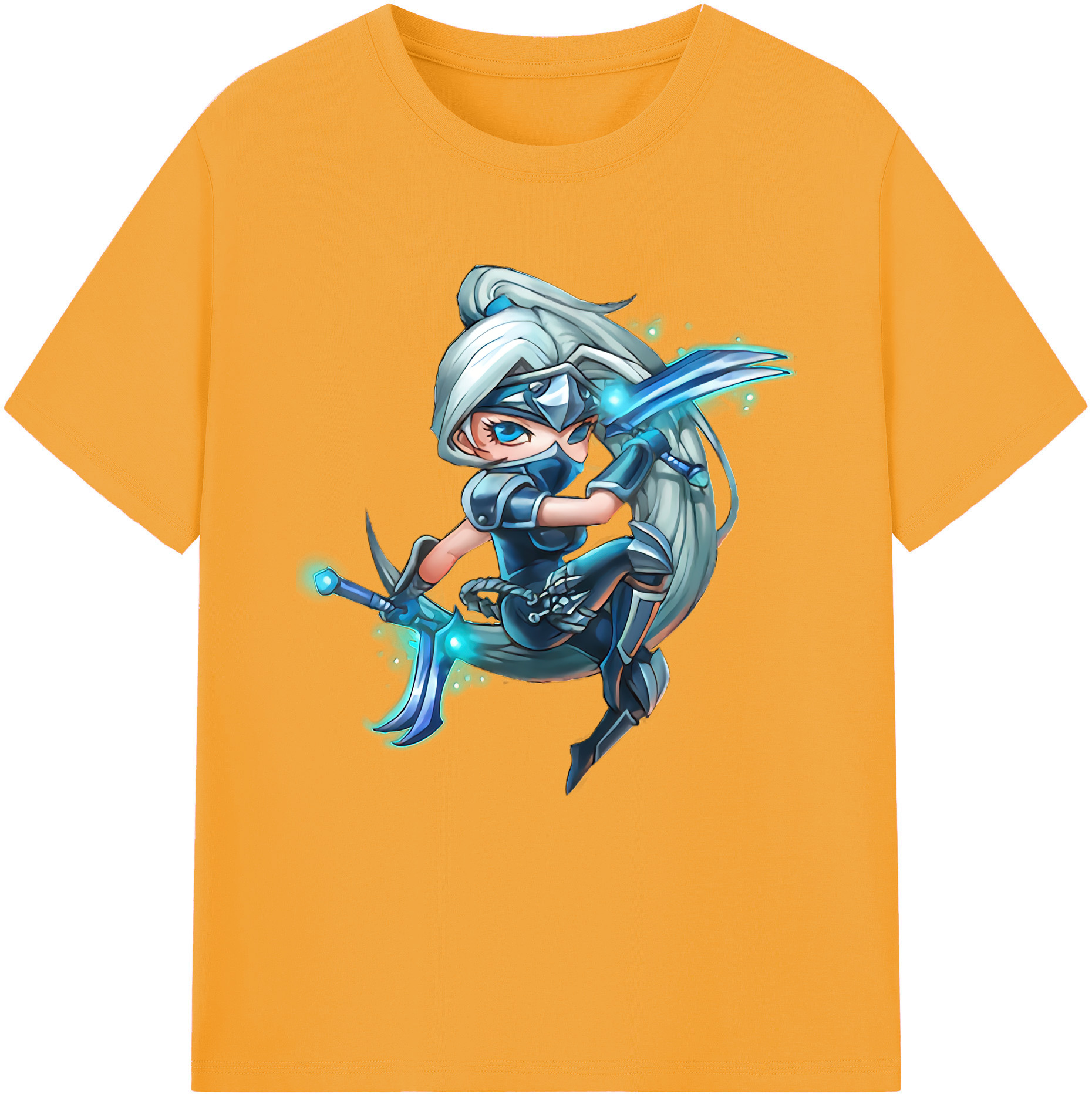 （画像用） リーグ・オブ・レジェンド League of Legends LOL レディースカジュアルプリントTシャツ（綿100％）