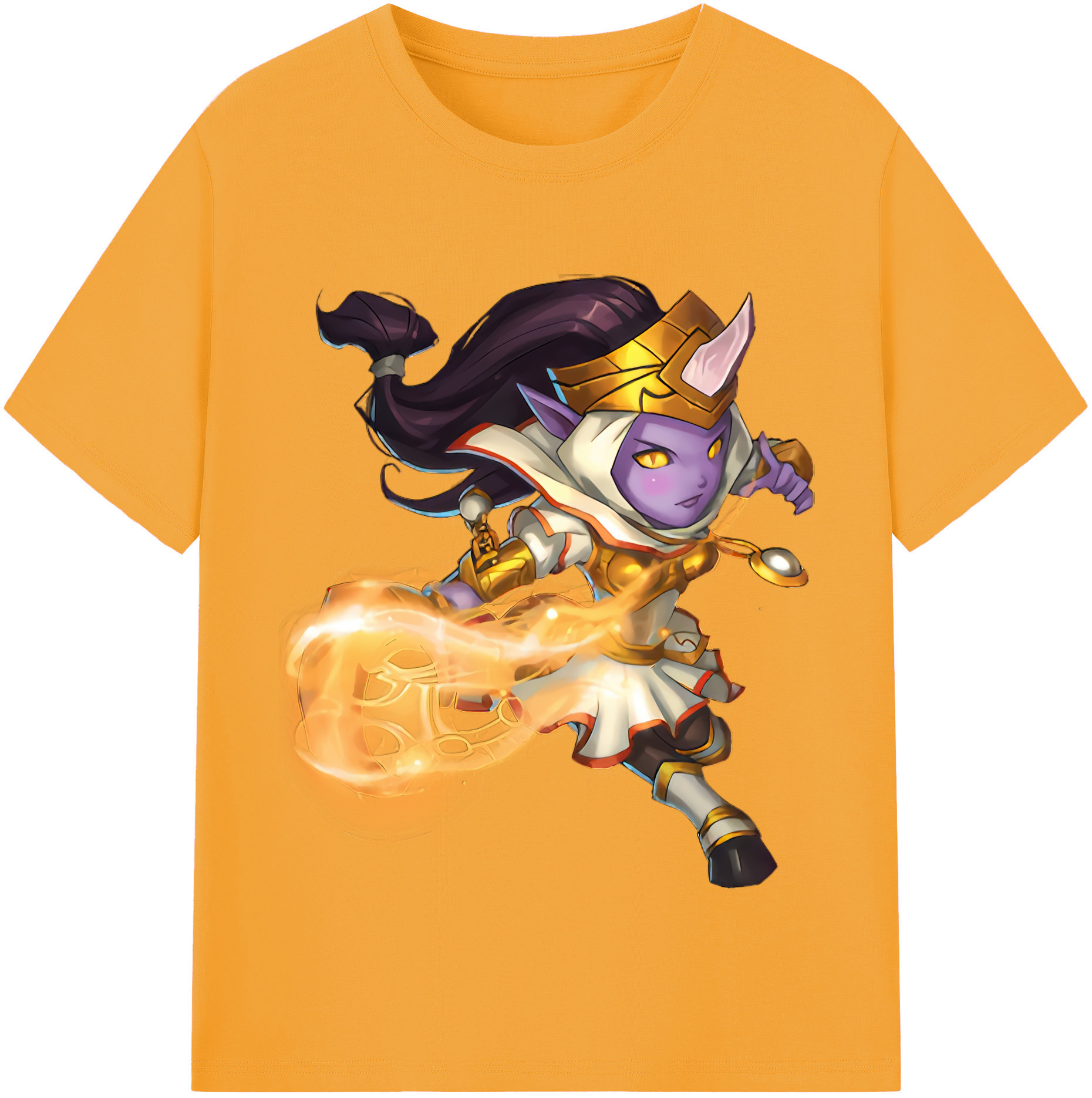 （画像用） リーグ・オブ・レジェンド League of Legends LOL レディースカジュアルプリントTシャツ（綿100％）