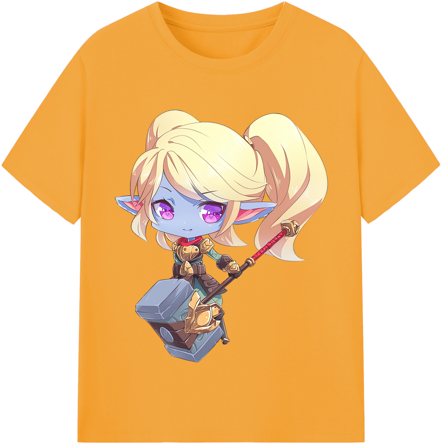 （画像用） リーグ・オブ・レジェンド League of Legends LOL レディースカジュアルプリントTシャツ（綿100％）