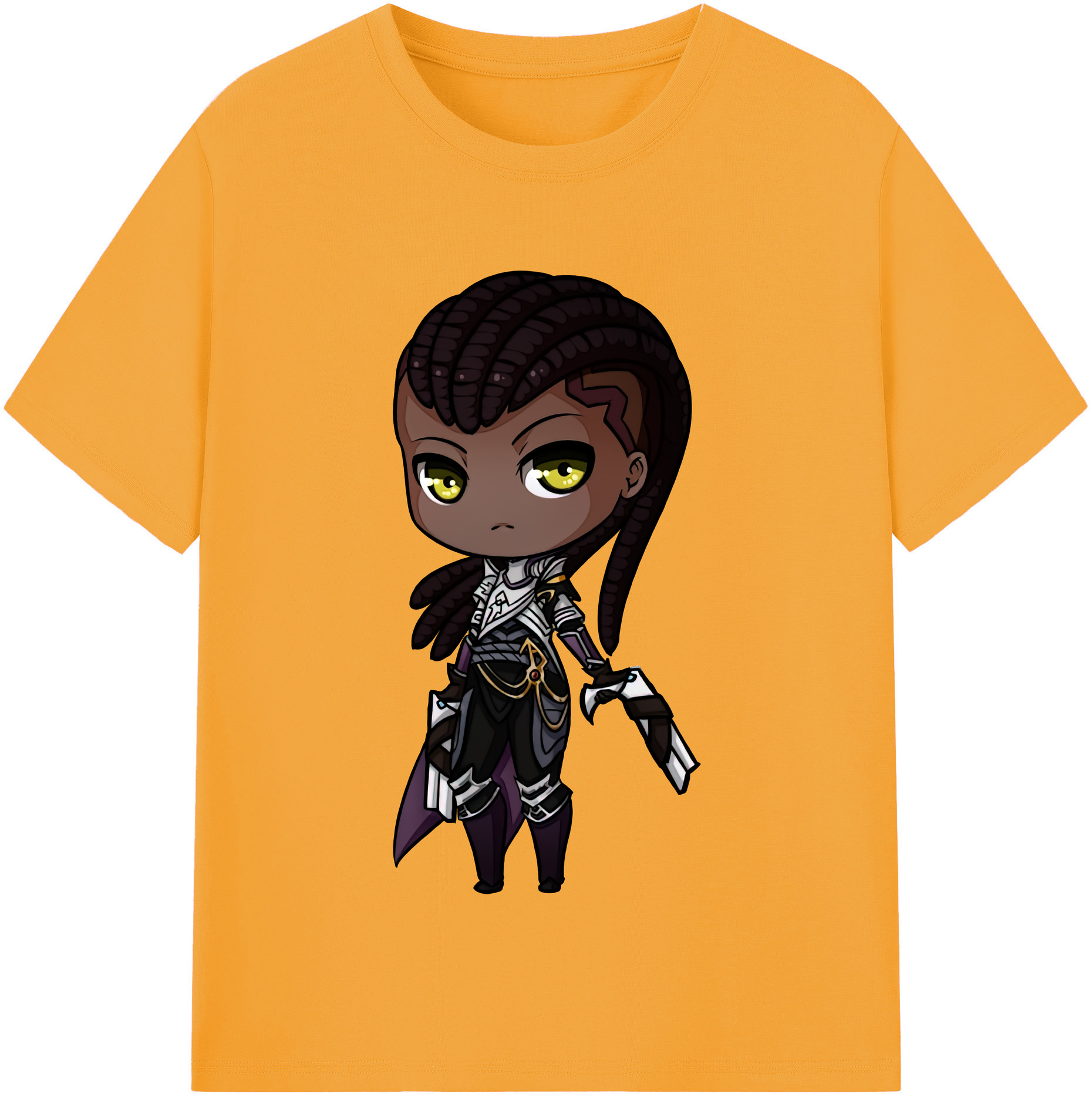 リーグ・オブ・レジェンド League of Legends LOL レディースカジュアルプリントTシャツ（綿100％）