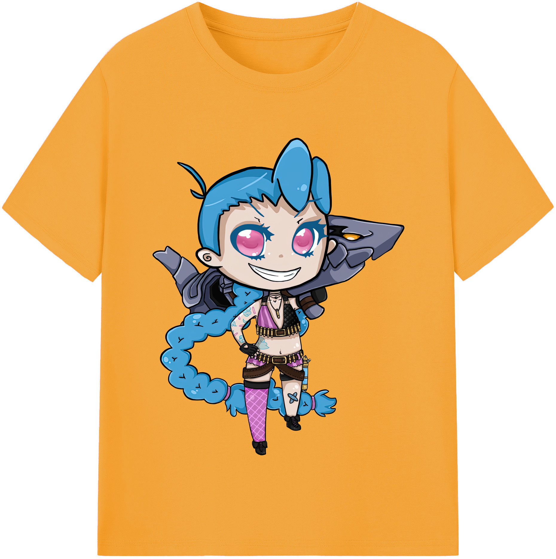 リーグ・オブ・レジェンド League of Legends LOL レディースカジュアルプリントTシャツ（綿100％）