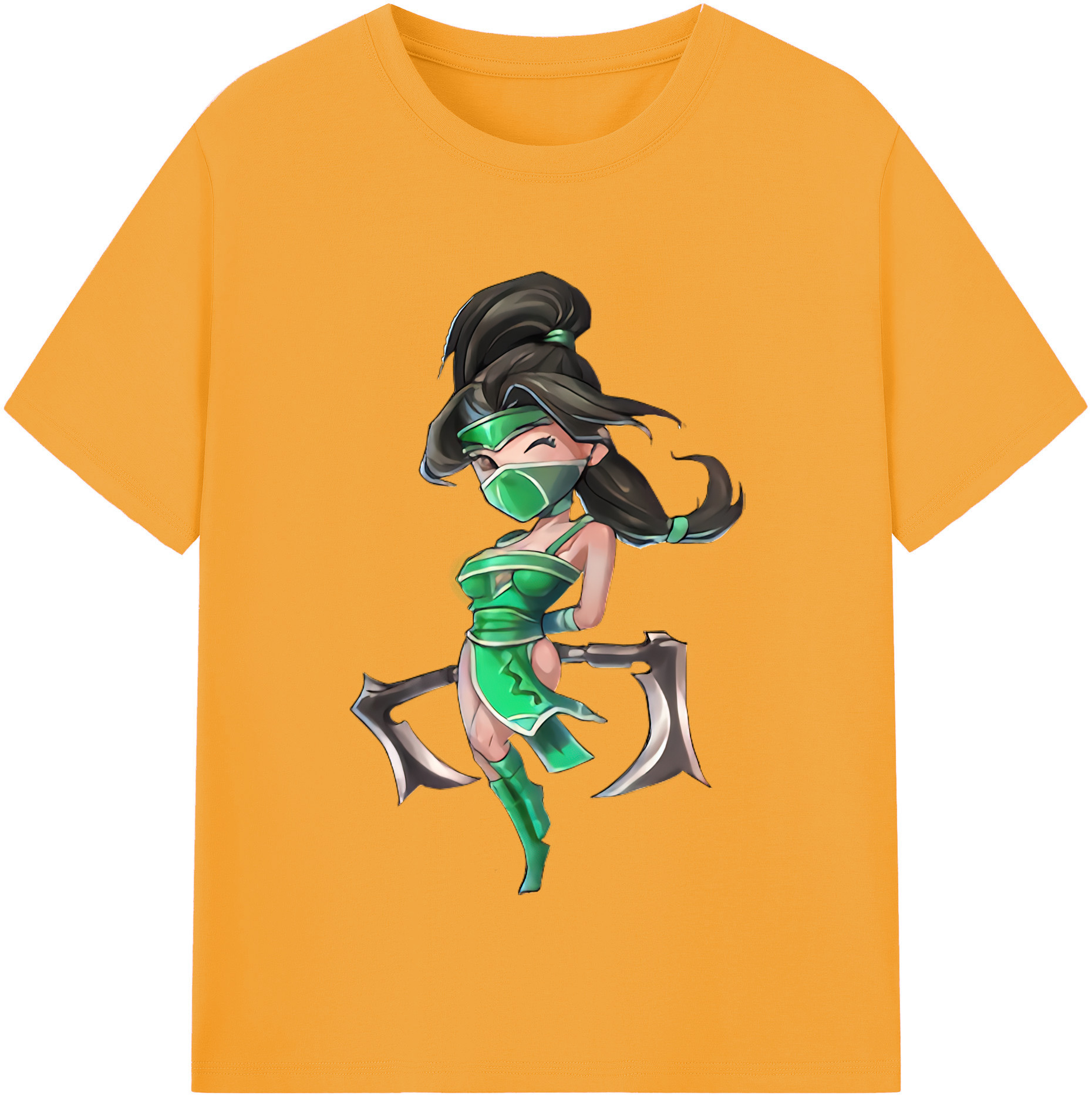（画像用） リーグ・オブ・レジェンド League of Legends LOL レディースカジュアルプリントTシャツ（綿100％）