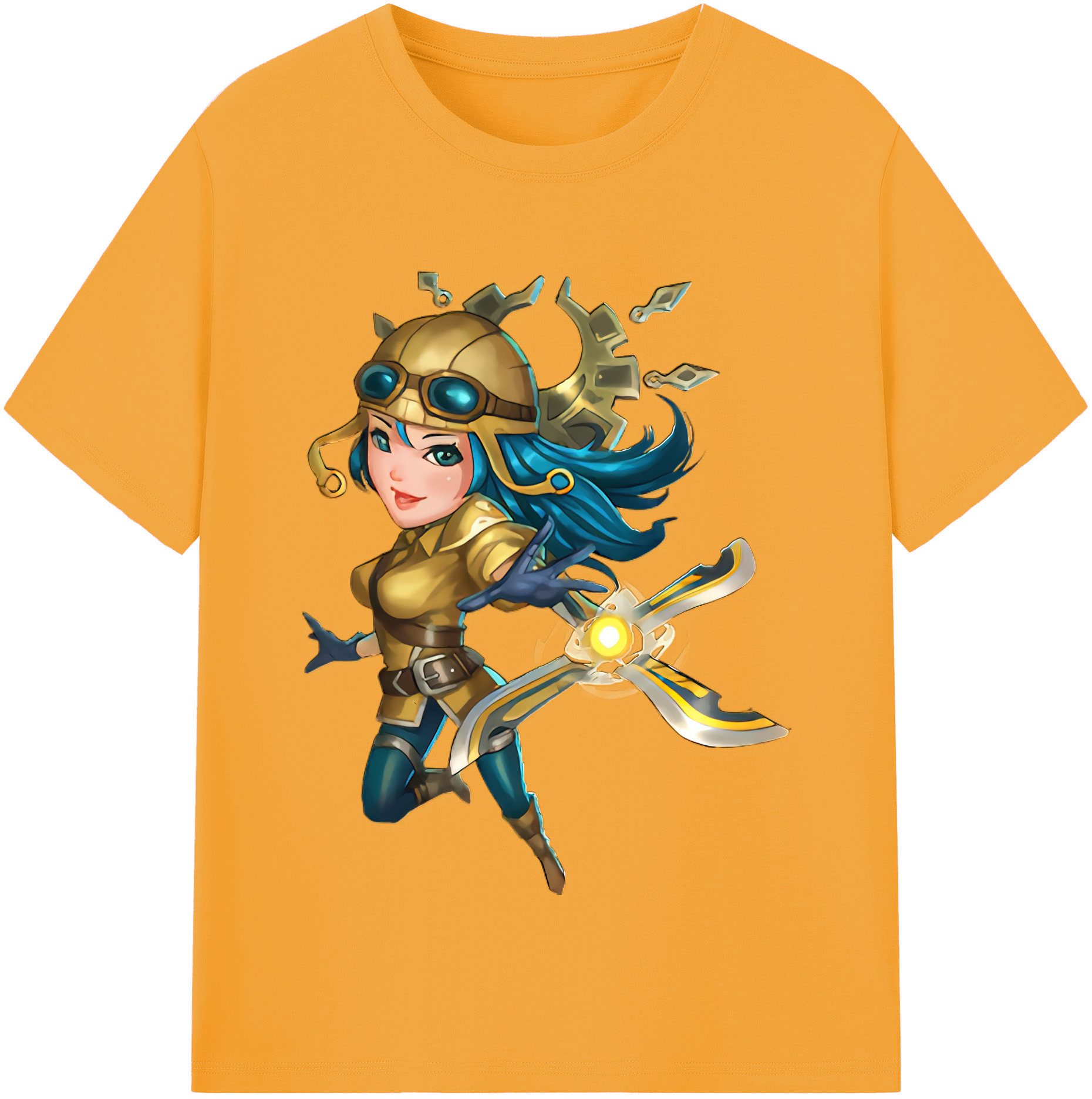 （画像用） リーグ・オブ・レジェンド League of Legends LOL レディースカジュアルプリントTシャツ（綿100％）
