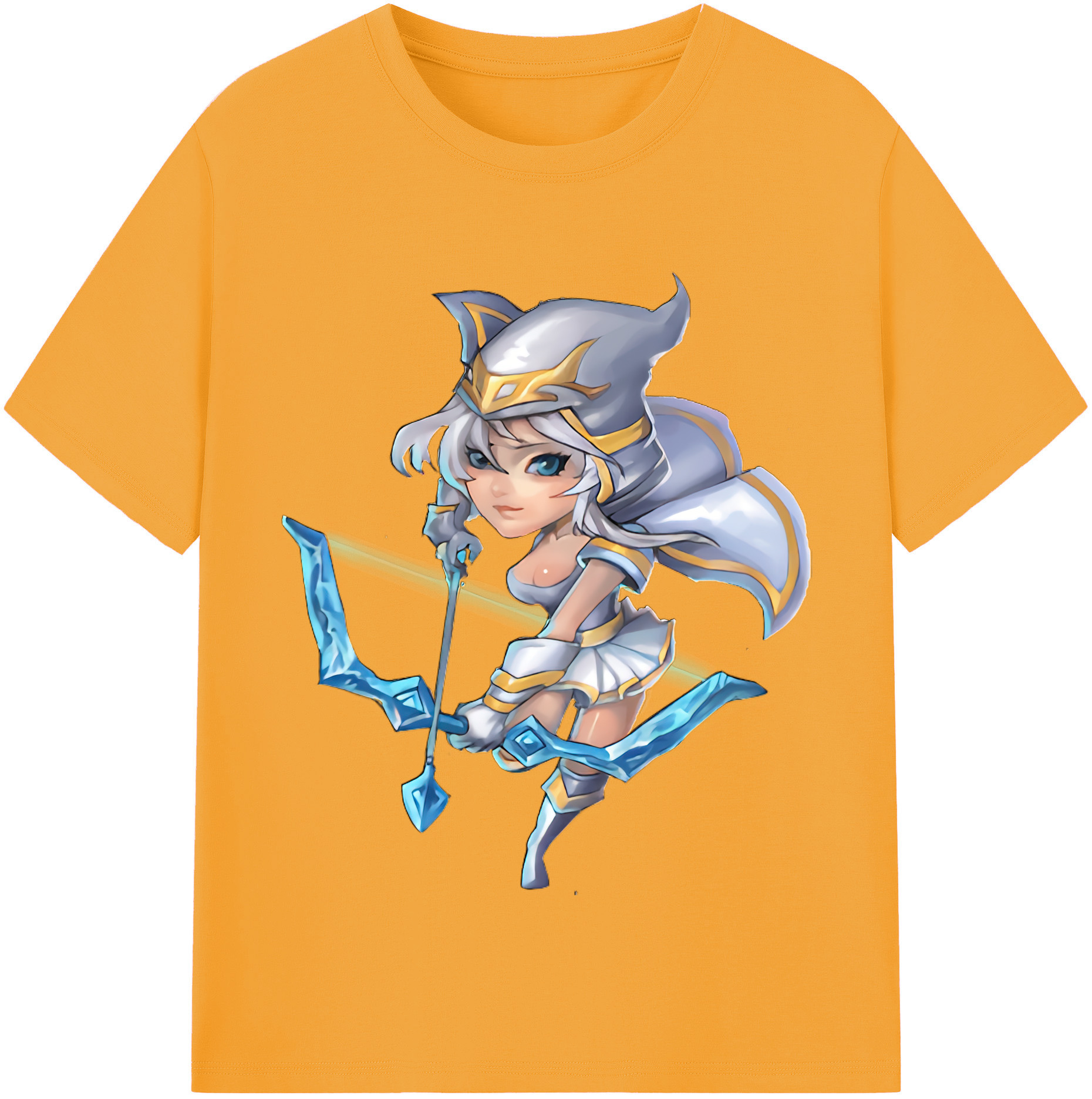 （画像用） リーグ・オブ・レジェンド League of Legends LOL レディースカジュアルプリントTシャツ（綿100％）