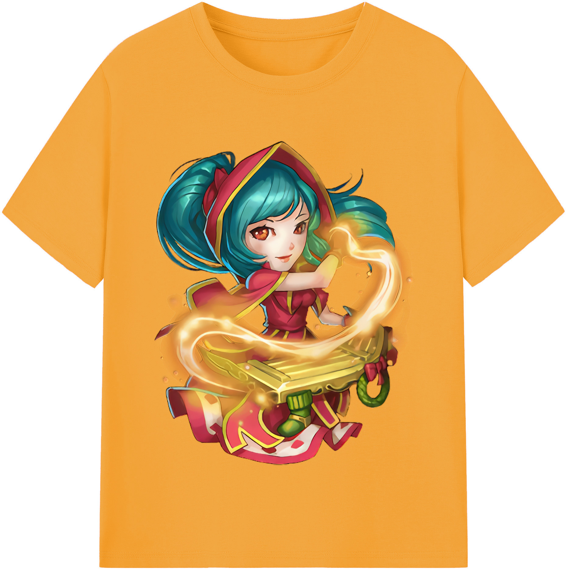 （画像用） リーグ・オブ・レジェンド League of Legends LOL レディースカジュアルプリントTシャツ（綿100％）