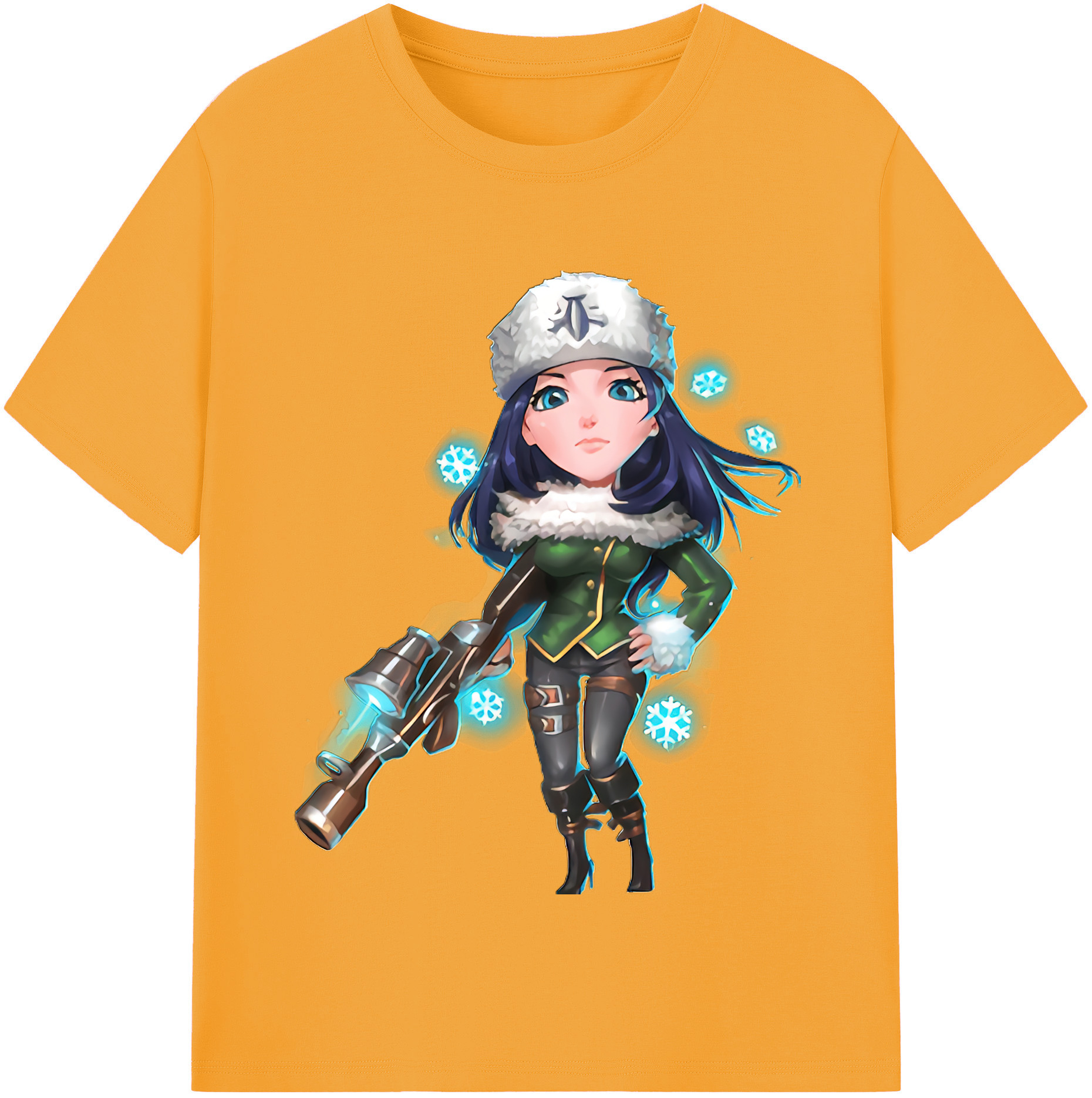 （画像用） リーグ・オブ・レジェンド League of Legends LOL レディースカジュアルプリントTシャツ（綿100％）