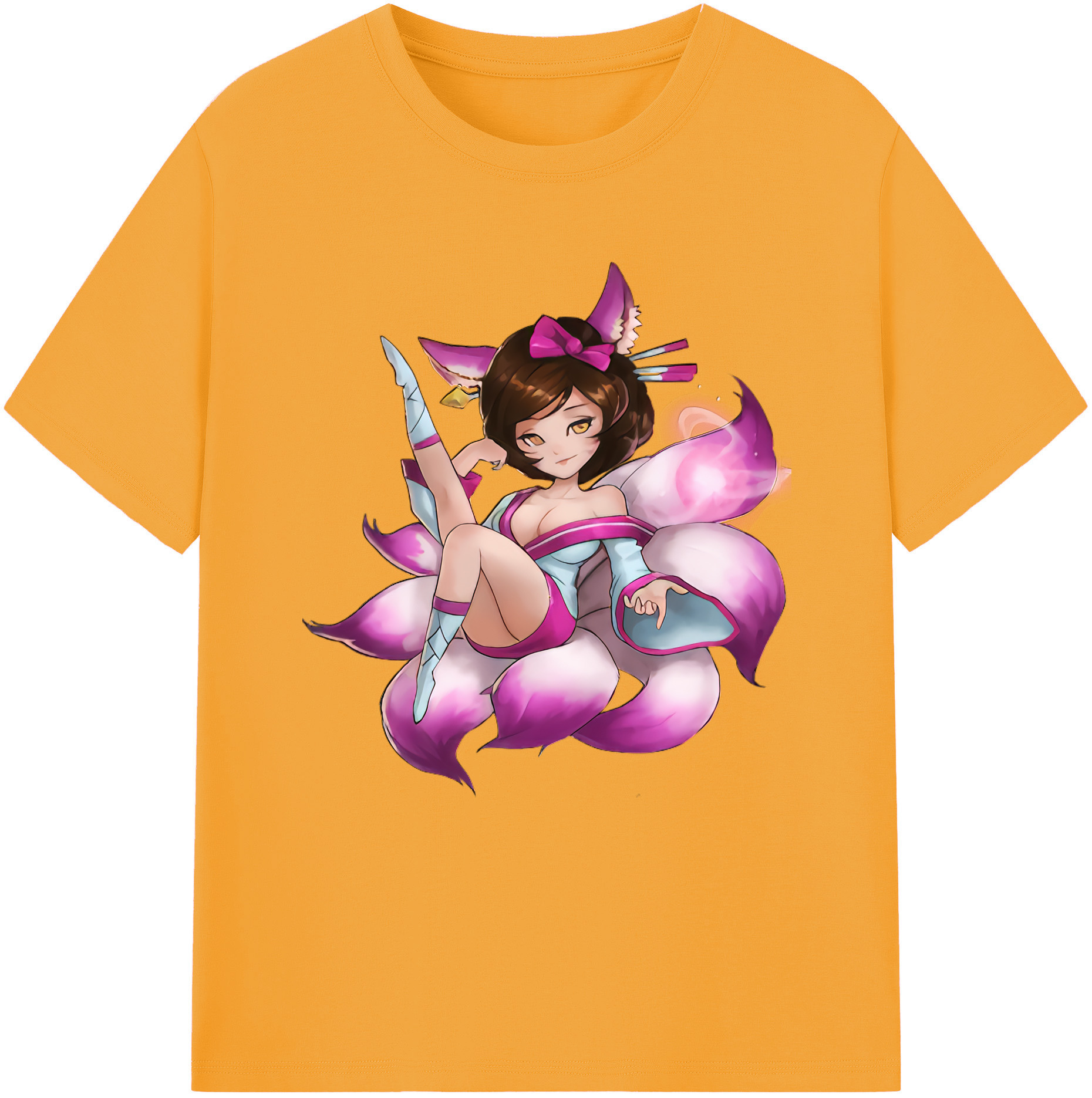 （画像用） リーグ・オブ・レジェンド League of Legends LOL レディースカジュアルプリントTシャツ（綿100％）