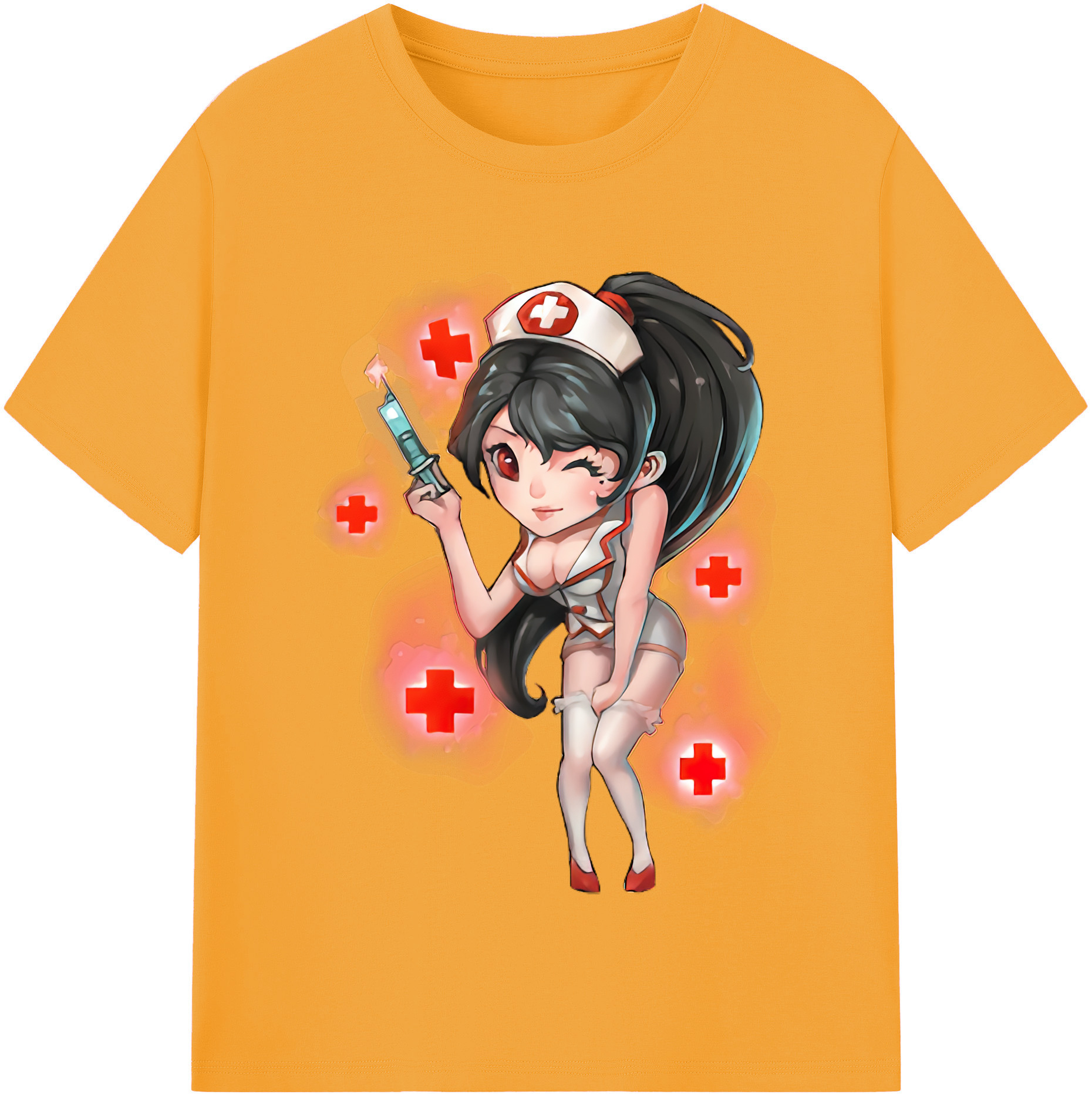 （画像用） リーグ・オブ・レジェンド League of Legends LOL レディースカジュアルプリントTシャツ（綿100％）