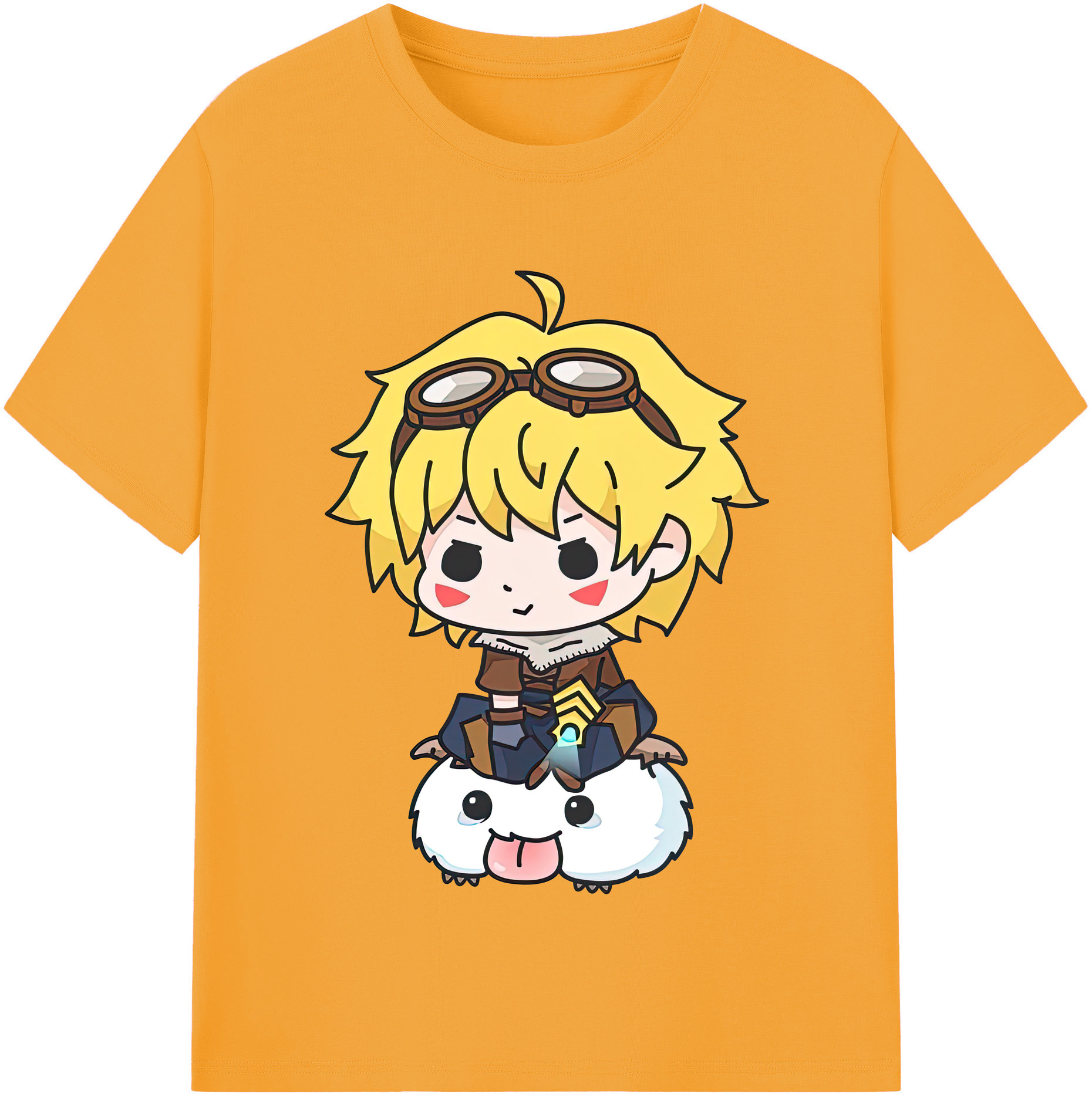 リーグ・オブ・レジェンド League of Legends LOL レディースカジュアルプリントTシャツ（綿100％）