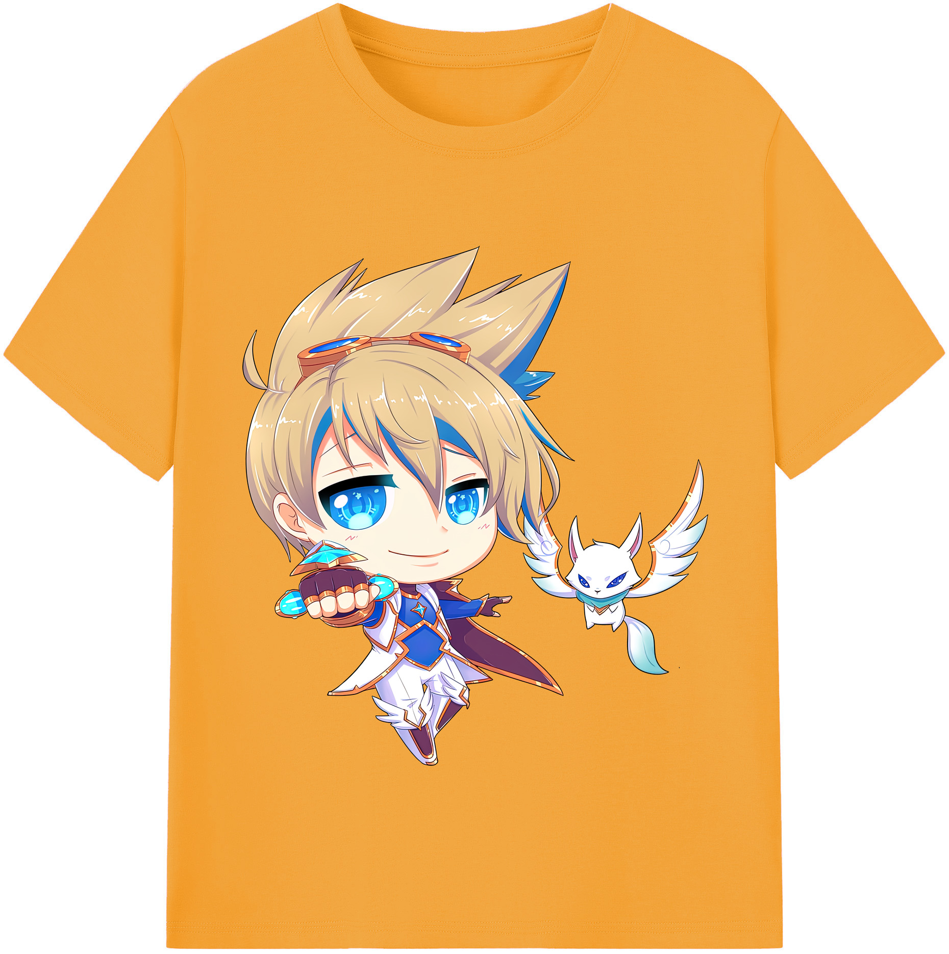 リーグ・オブ・レジェンド League of Legends LOL レディースカジュアルプリントTシャツ（綿100％）