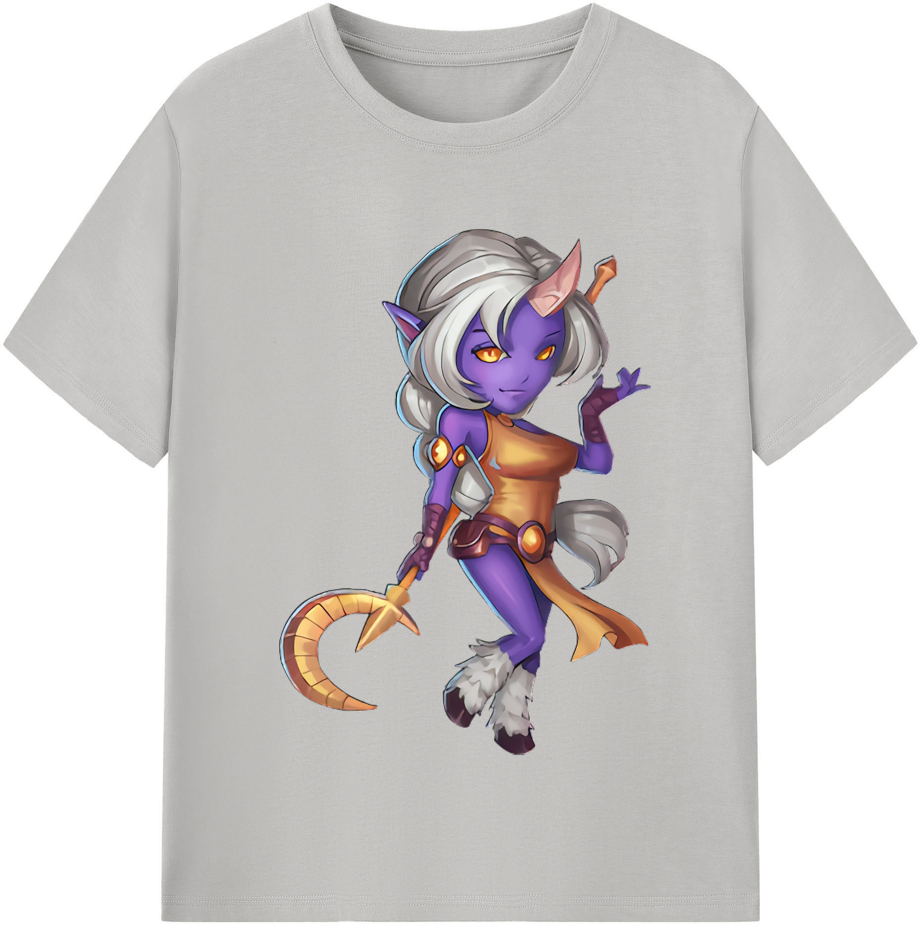 （画像用） リーグ・オブ・レジェンド League of Legends LOL レディースカジュアルプリントTシャツ（綿100％）