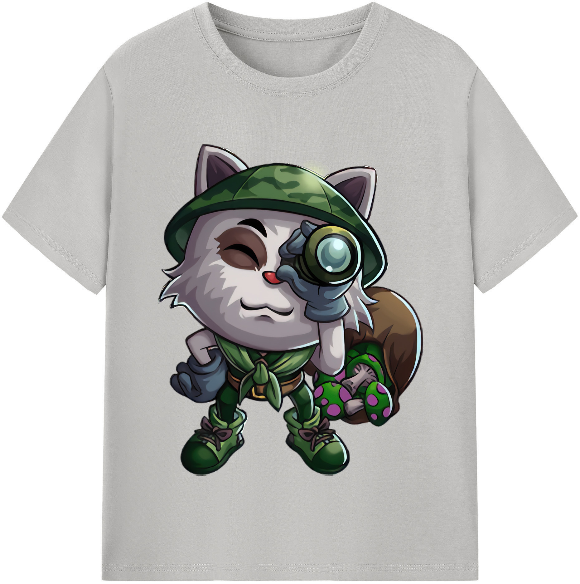 （画像用） リーグ・オブ・レジェンド League of Legends LOL レディースカジュアルプリントTシャツ（綿100％）