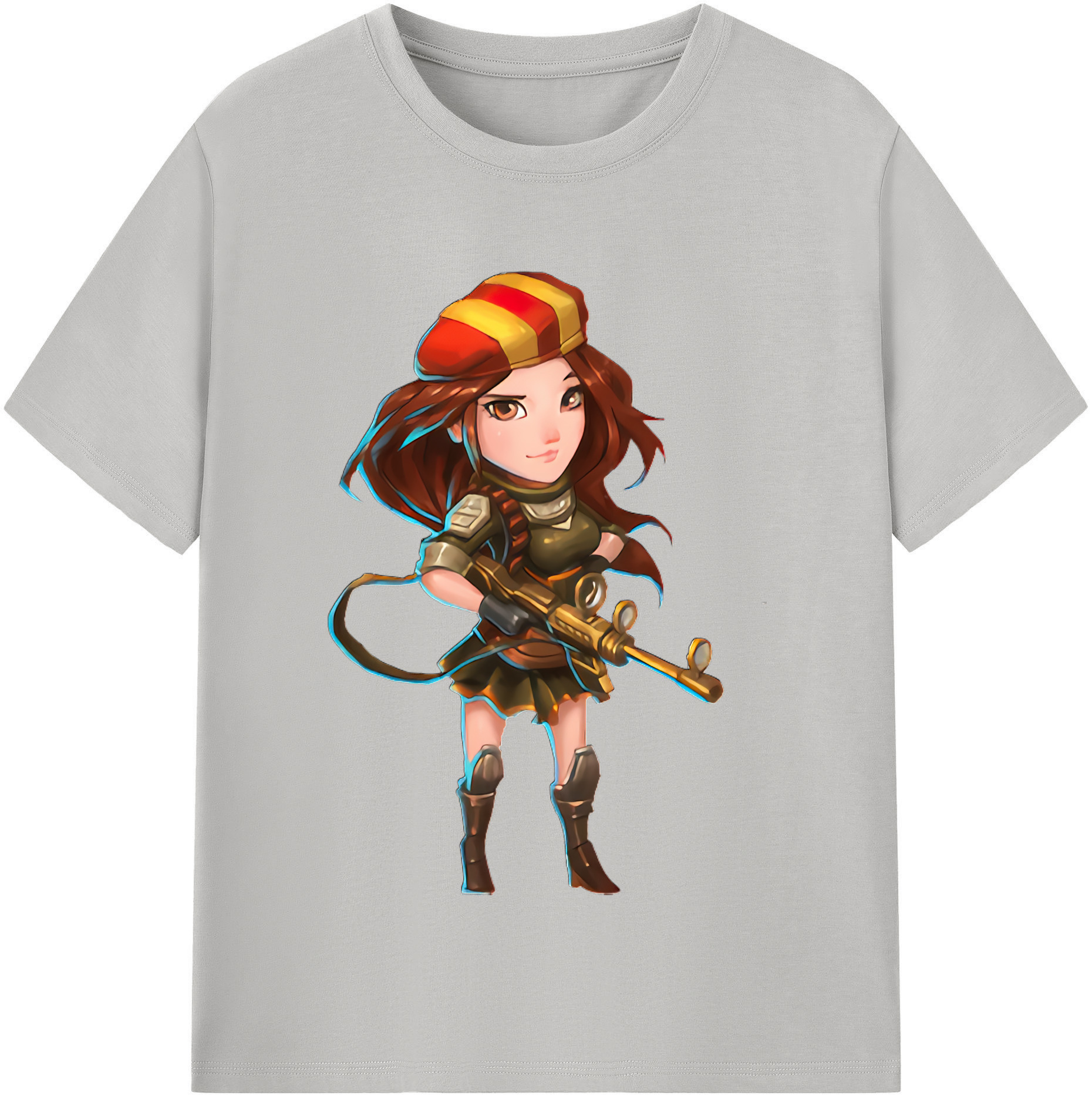 （画像用） リーグ・オブ・レジェンド League of Legends LOL レディースカジュアルプリントTシャツ（綿100％）