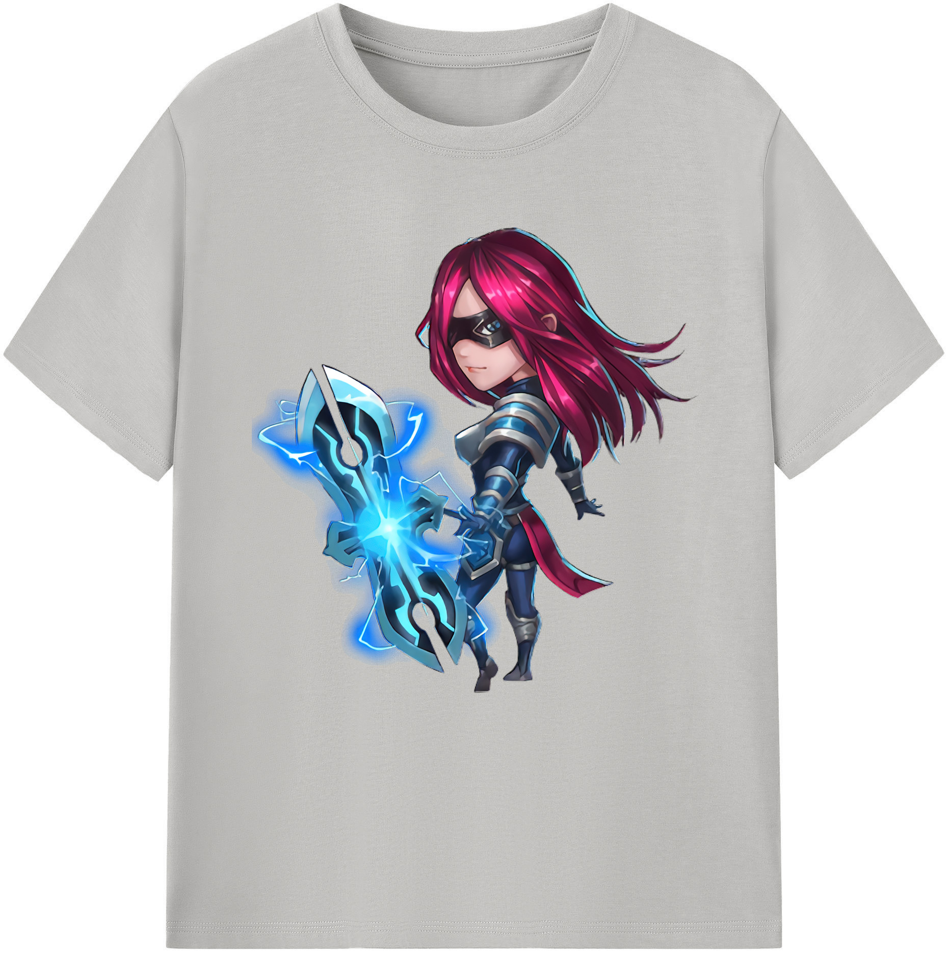 （画像用） リーグ・オブ・レジェンド League of Legends LOL レディースカジュアルプリントTシャツ（綿100％）
