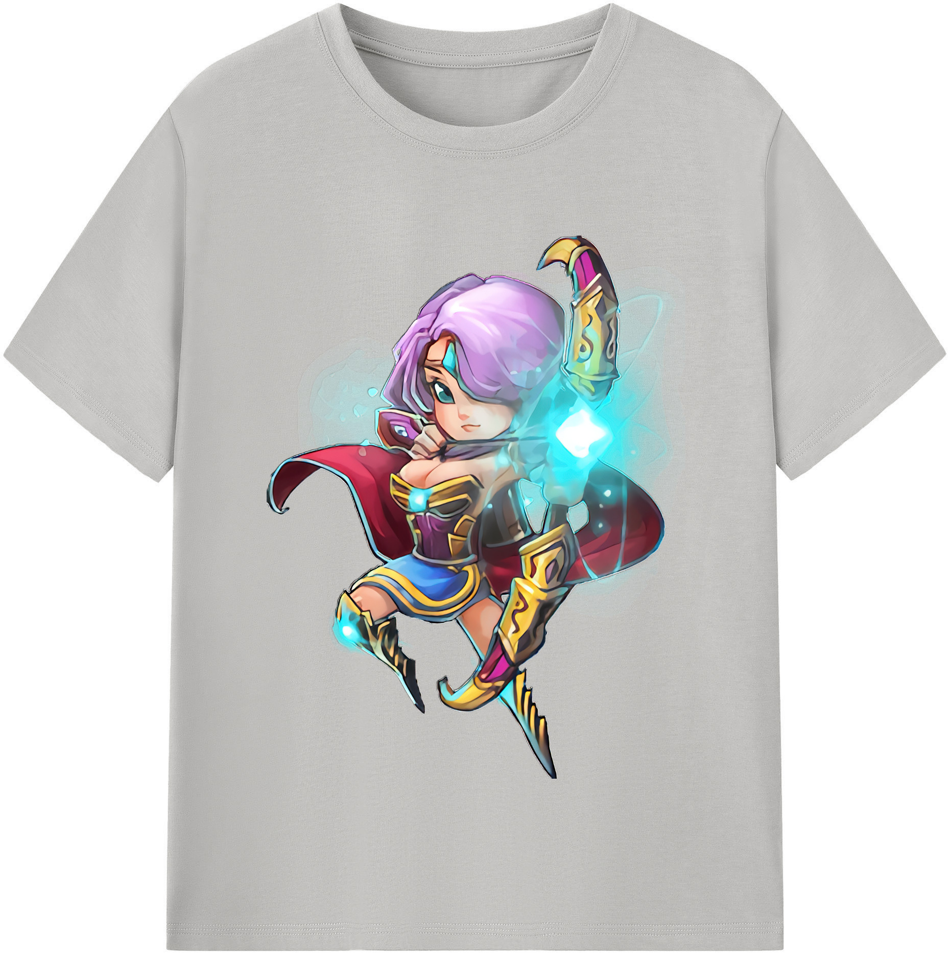 （画像用） リーグ・オブ・レジェンド League of Legends LOL レディースカジュアルプリントTシャツ（綿100％）