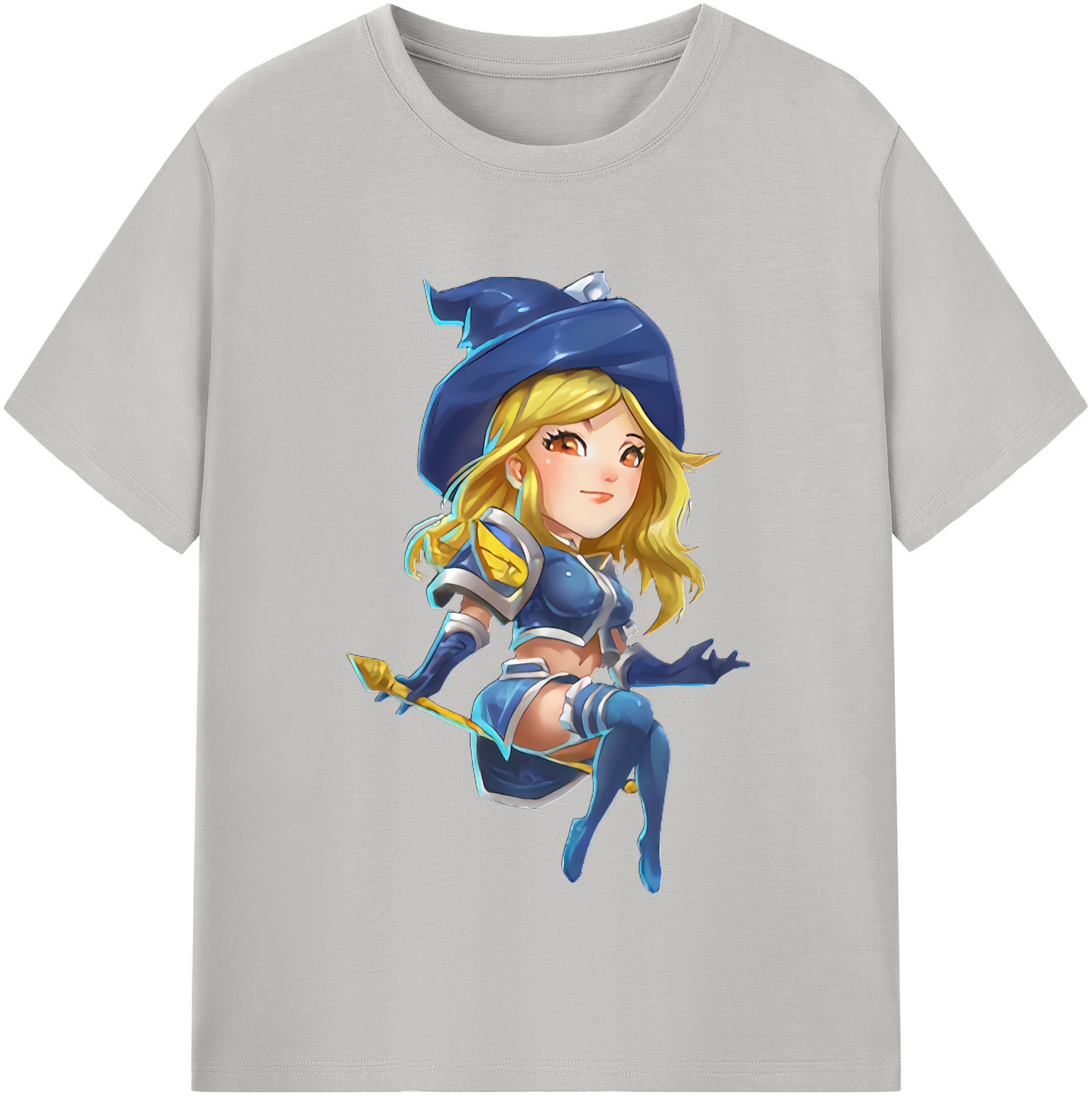 （画像用） リーグ・オブ・レジェンド League of Legends LOL レディースカジュアルプリントTシャツ（綿100％）